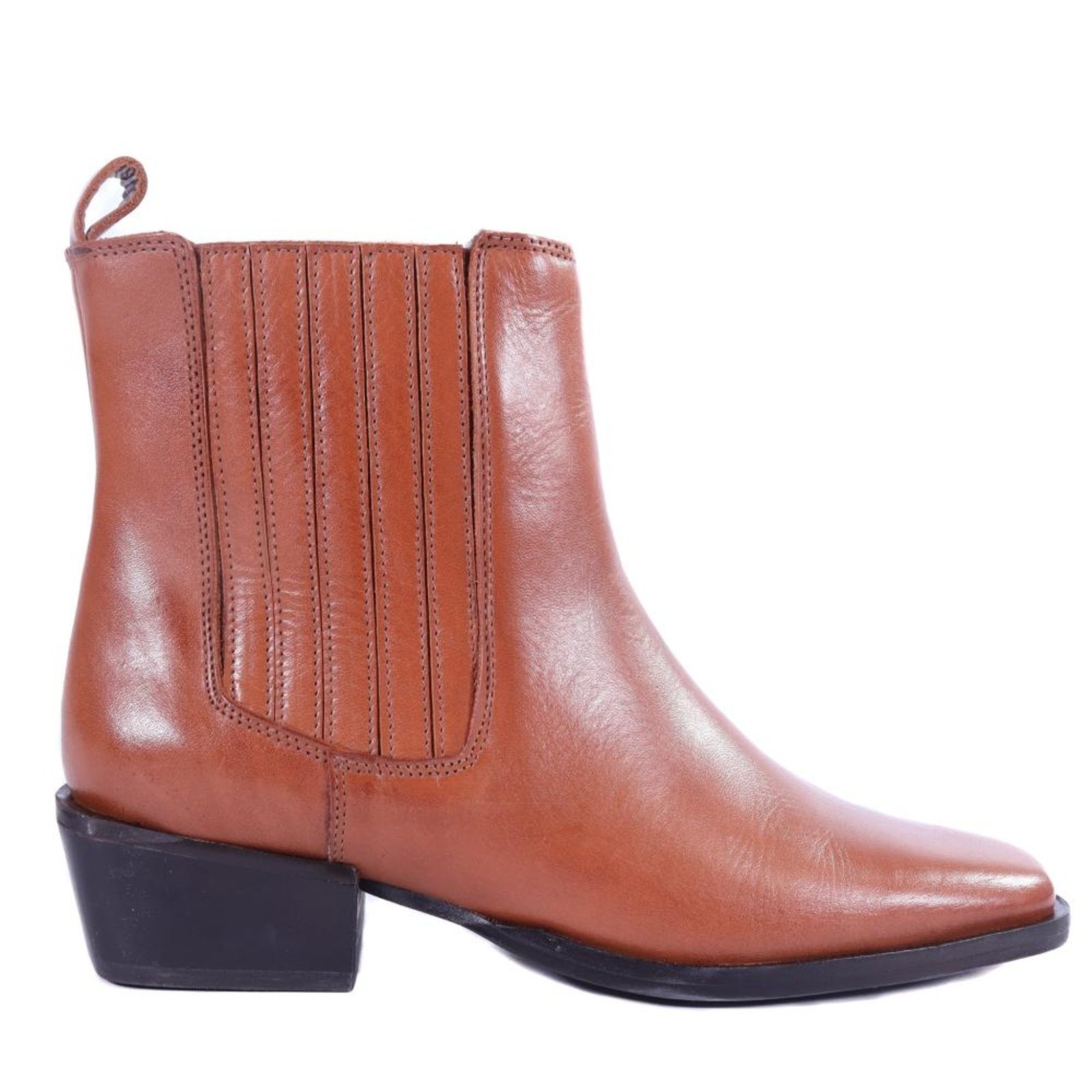 Bota Feminina Zariff Couro 433337 Camel Incolor