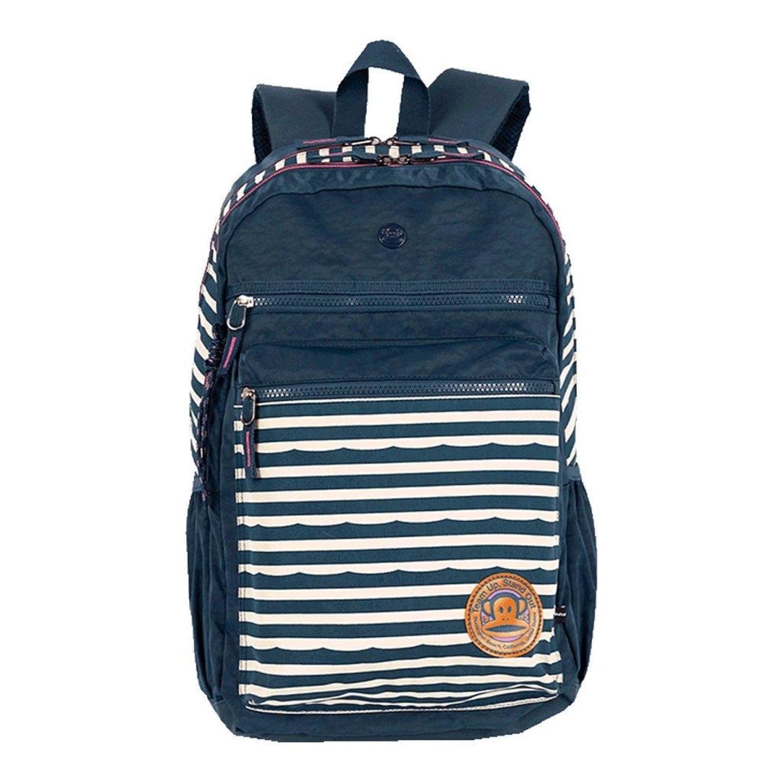Vista 2 Infantil - Mochila Sestini 2 Comp Paul Frank World 24 Litros Marinho azul marinho Sestini azul marinho