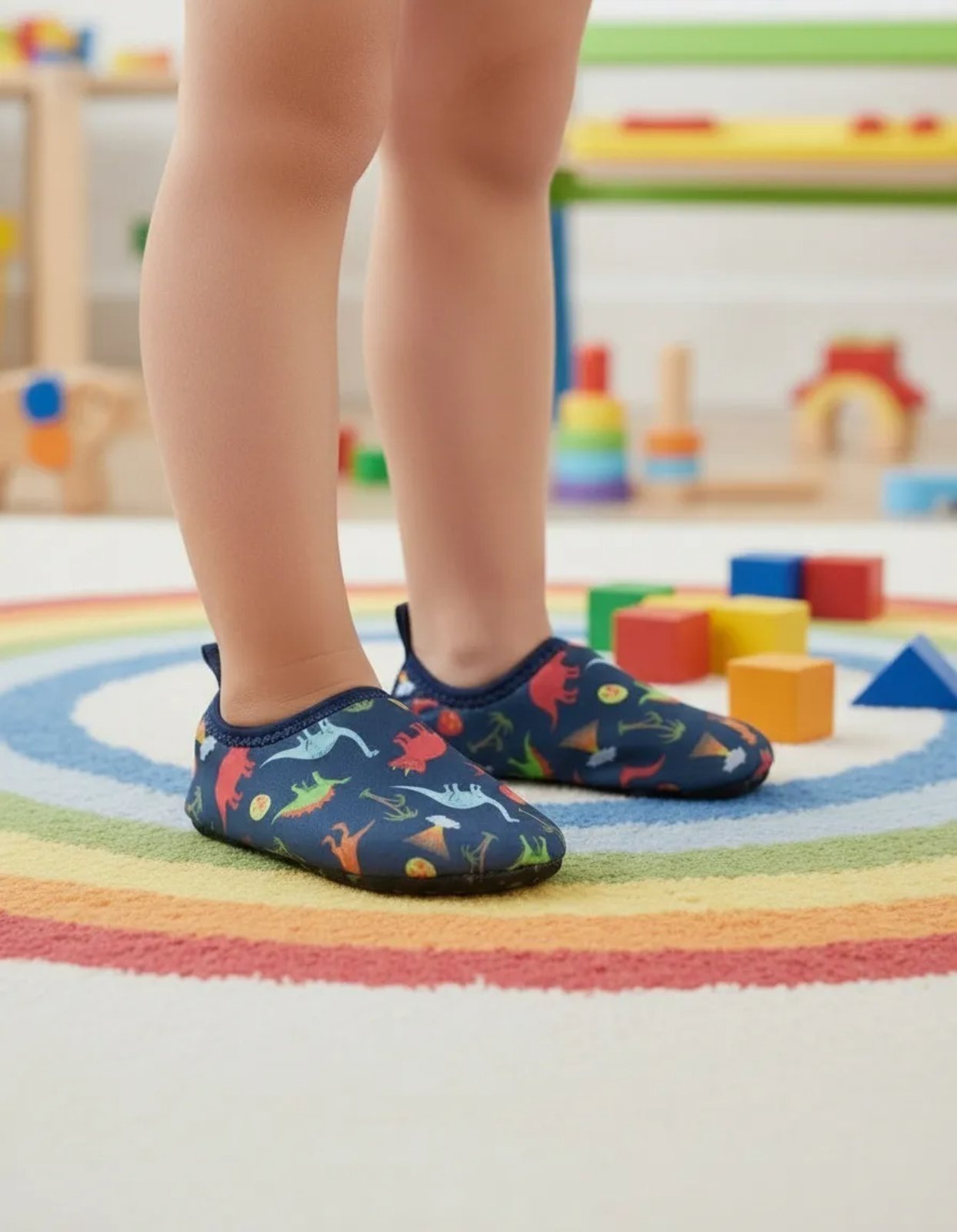 Vista 3 Infantil - Meia Sapatilha Menino Neném Footz Antiderrapante Confortável e Macia Marinho azul Footz azul
