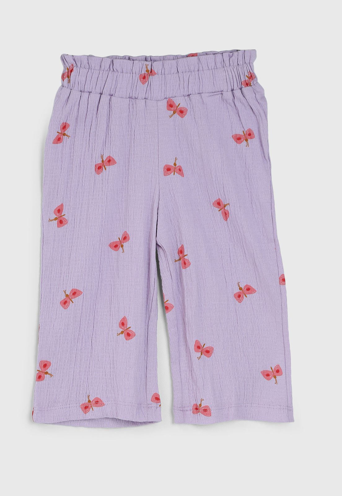 Vista 2 Calça Hering Estampa Borboletas Hering Kids lilás Hering Kids lilás