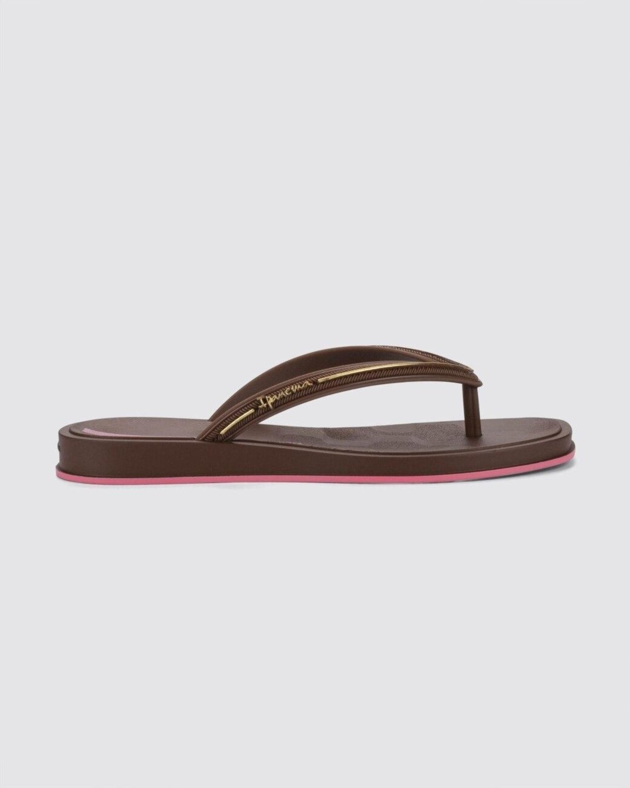 Vista 3 Chinelo Feminino Ipanema Glow AD marrom Ipanema marrom