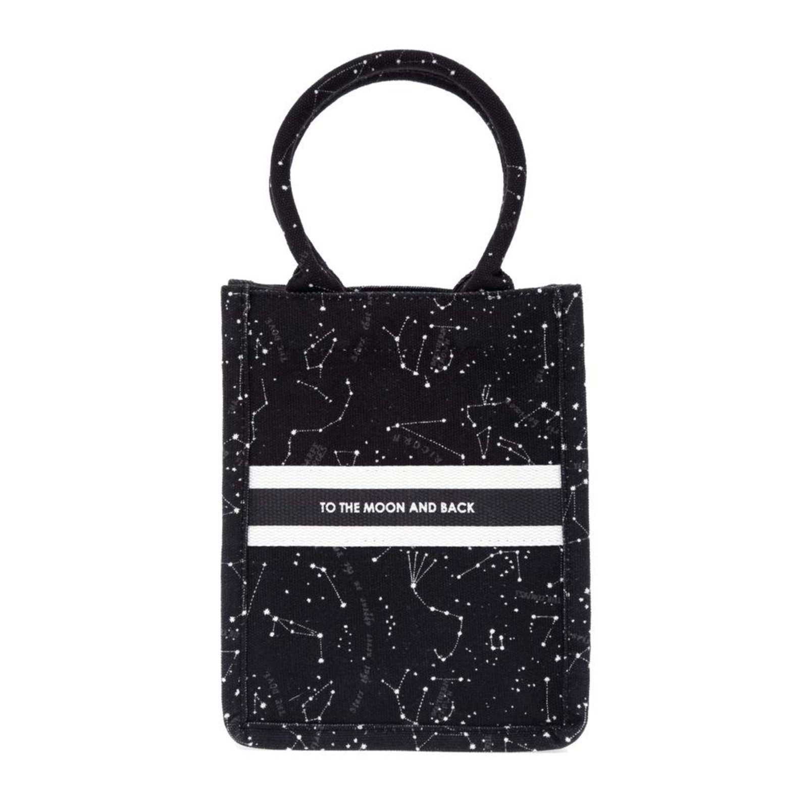 Shop Bag Cosmo Preto Estampado Preto