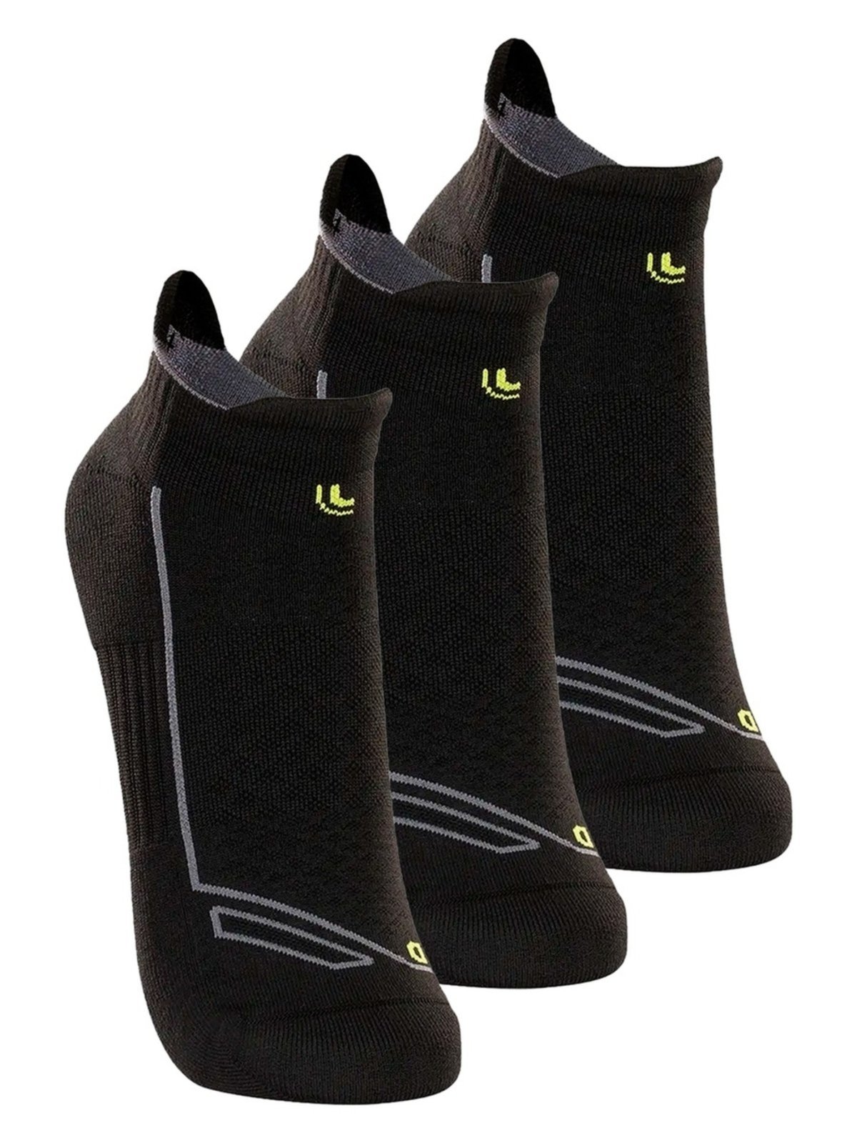 Kit com 3 Pares de Meias Performance Running Lupo 3276-002