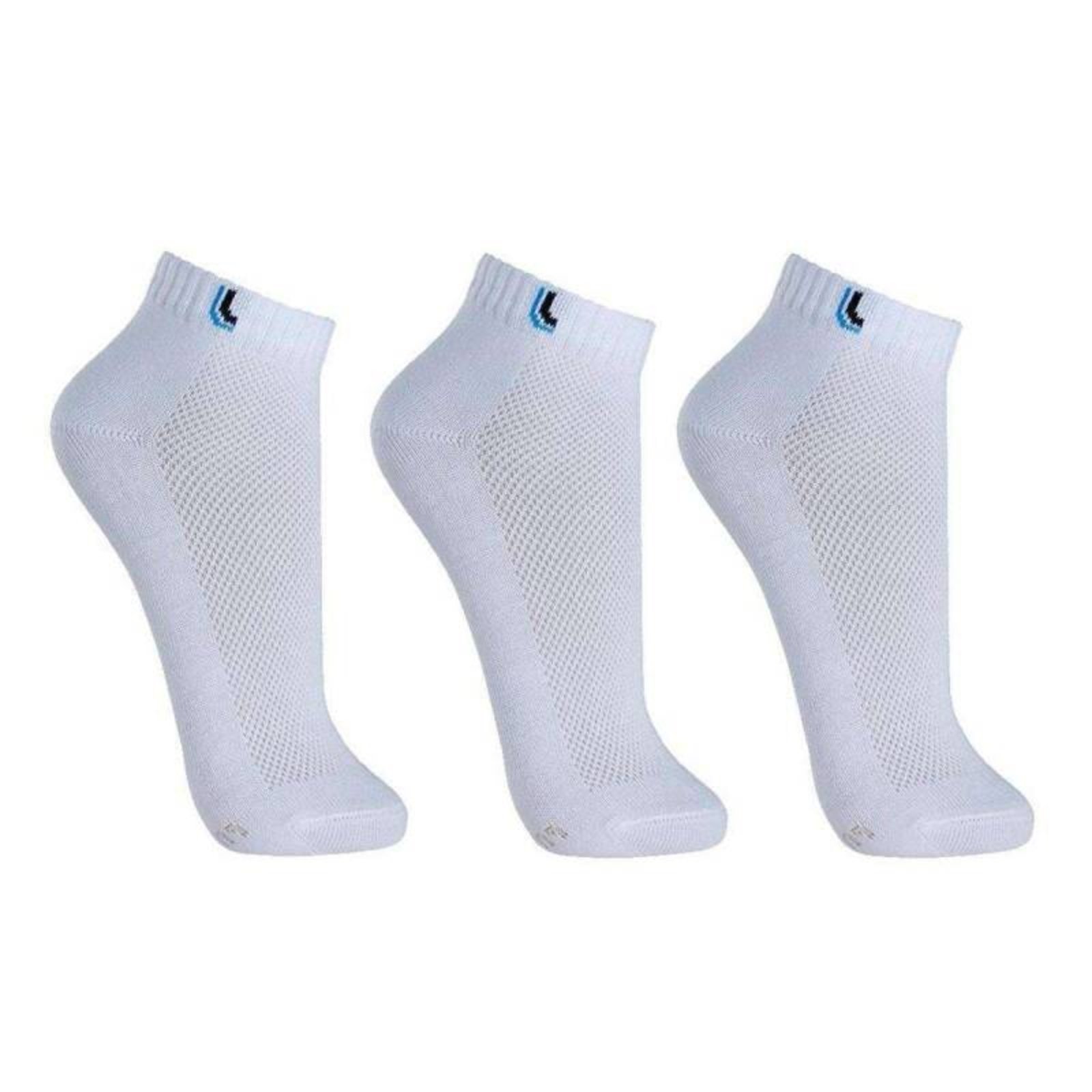 Vista 2 Kit 3 Meias Lupo Cano Baixo - Masculina Lupo preto