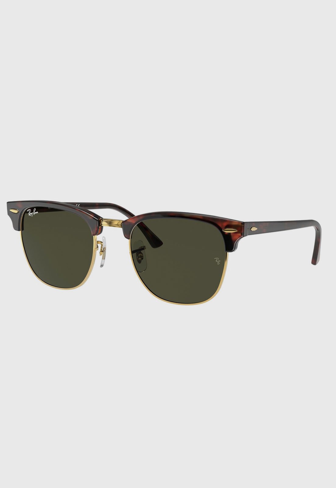 Óculos De Sol Ray-Ban Clubmaster Acetato Cinza