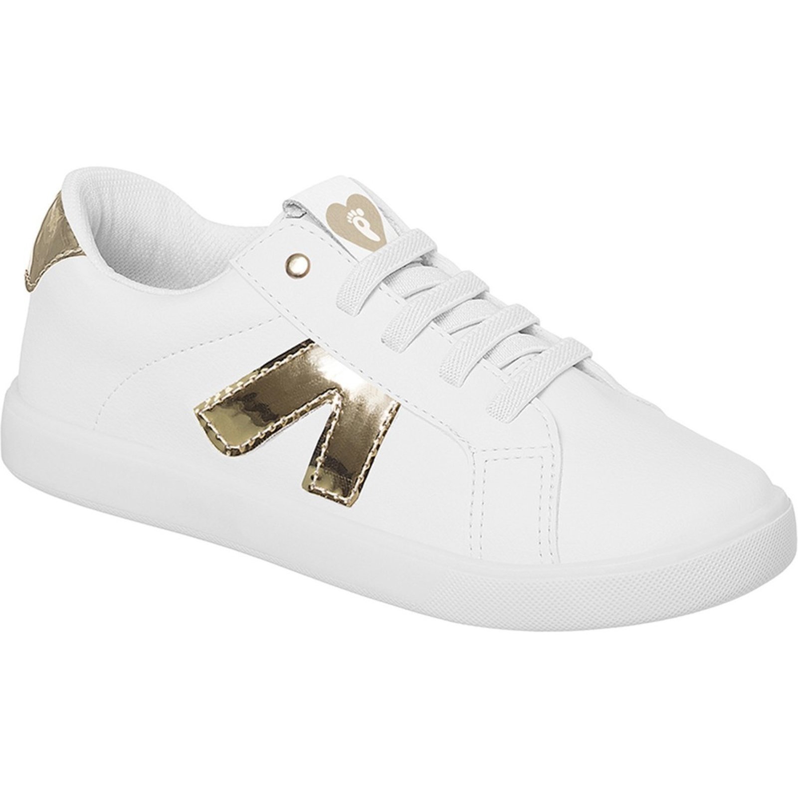 Infantil – Tênis Ortopasso New Stars Menina Branco Estilo V