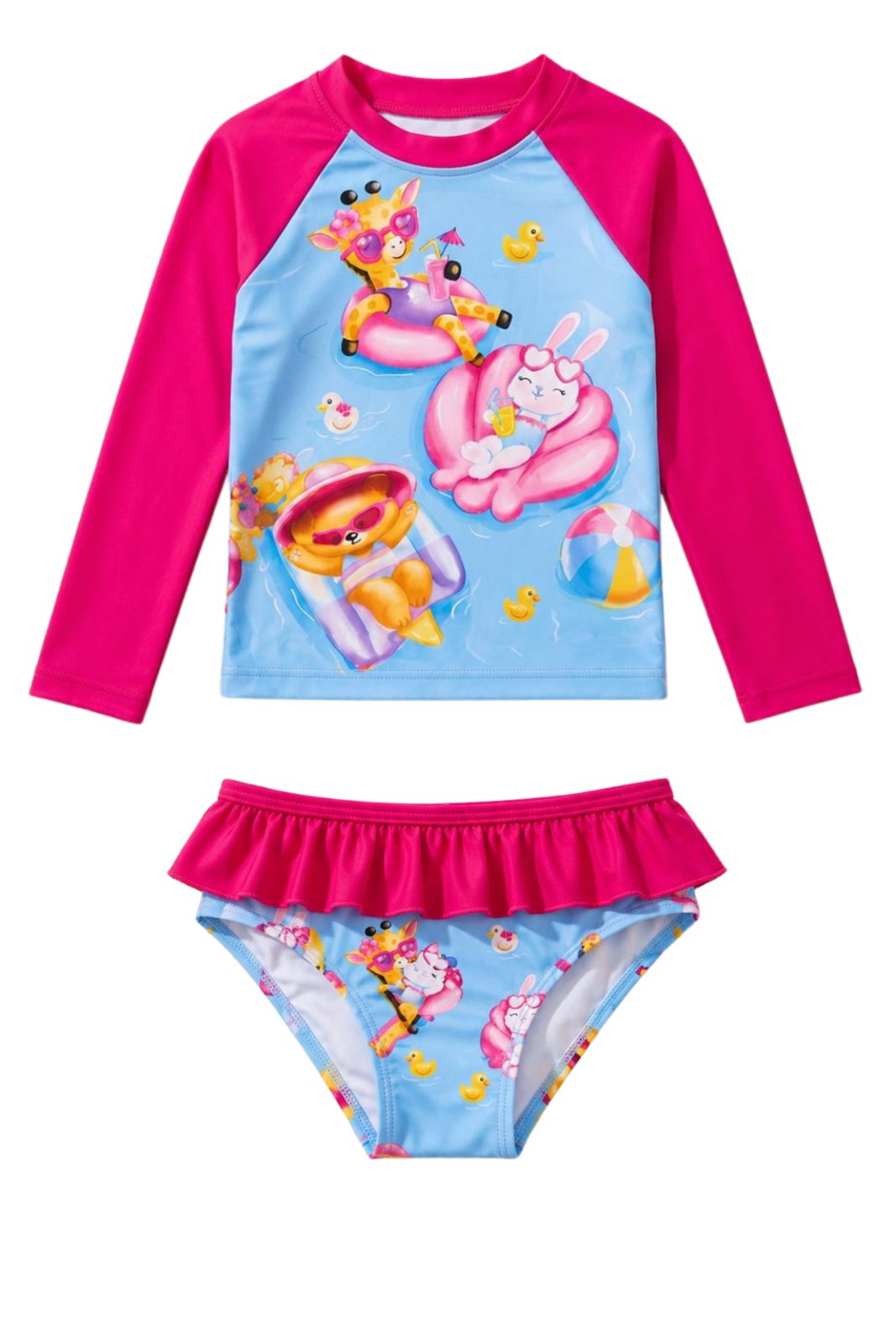 Infantil - Conjunto de praia Risort Divertido, Meu Tibum FPU 50+