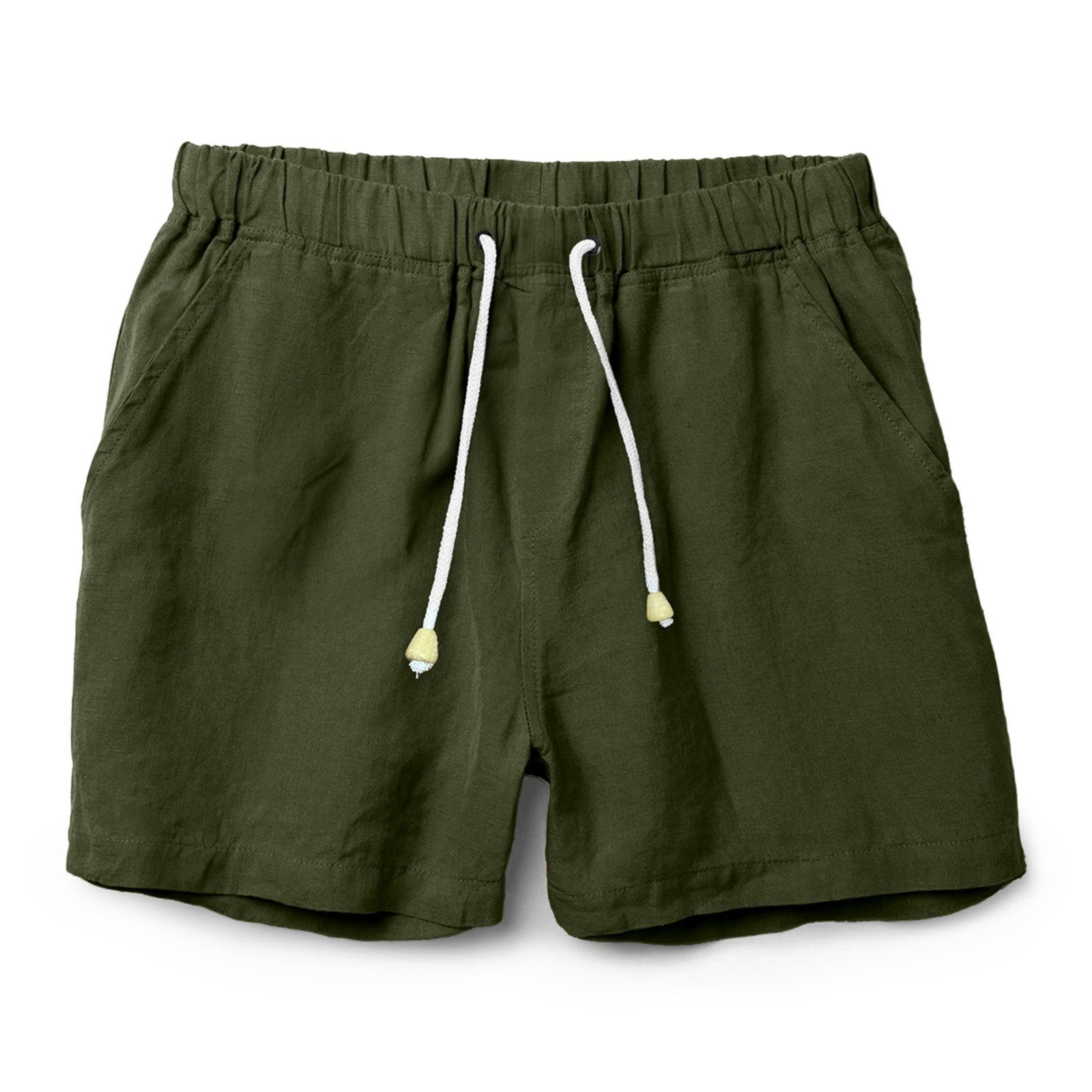 Vista 3 Kit 4 Shorts Linho Premium Bermuda Masculina Moda Praia Luxo Relaxado multicolorido Relaxado multicolorido