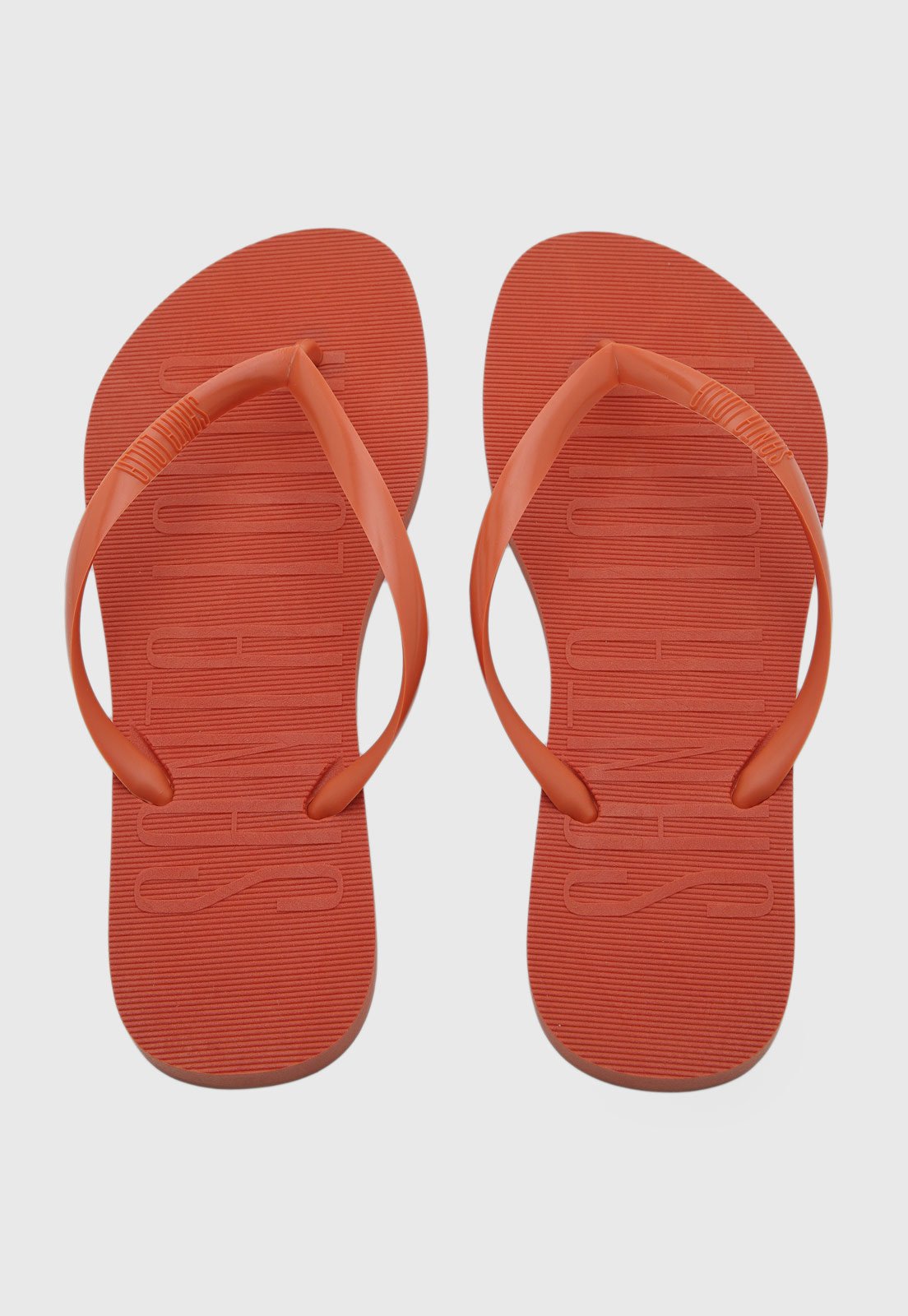 Chinelo Feminino Santa Lolla Tiras Laranja