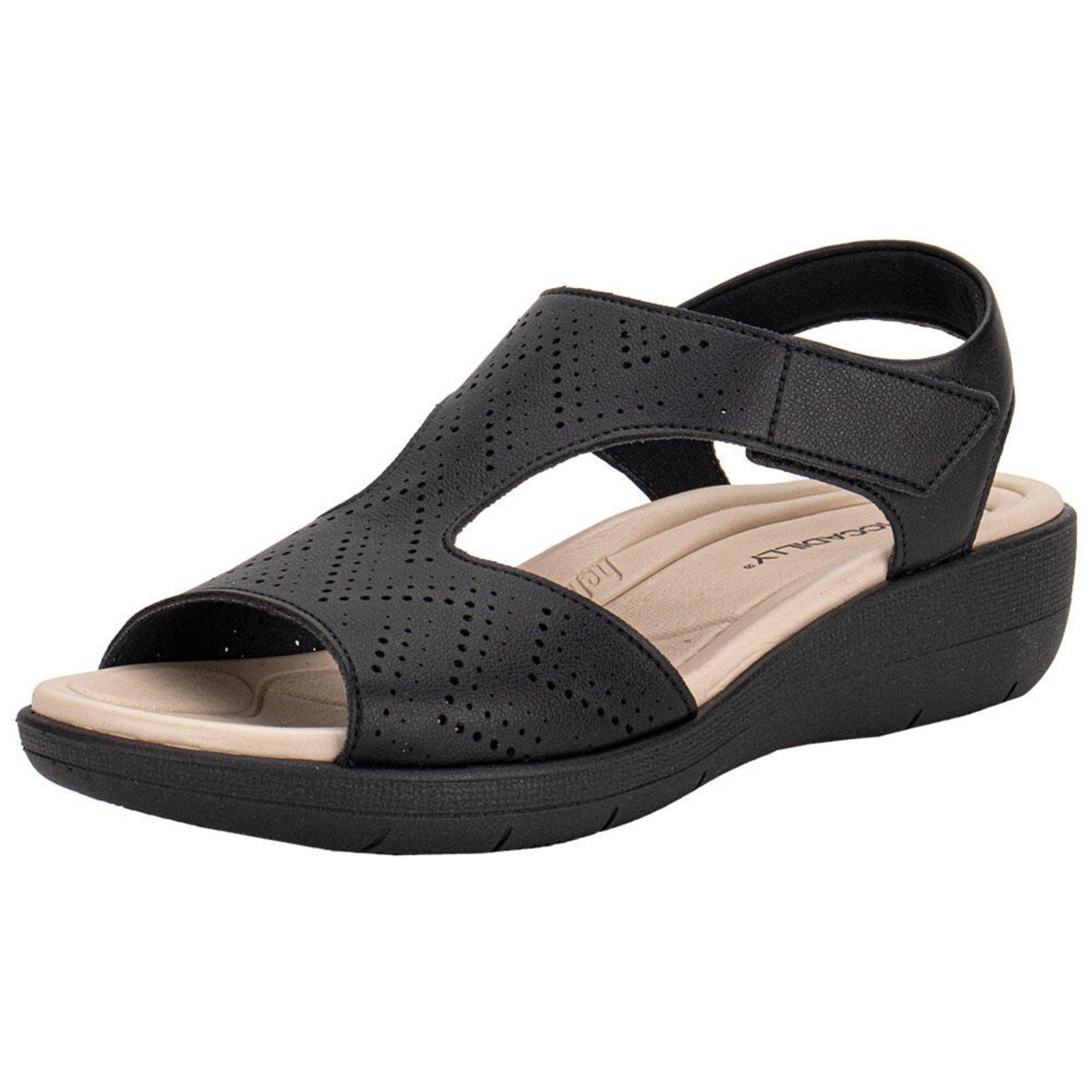 Sandália Feminina Anabela Piccadilly 239030 A0082390 Preto