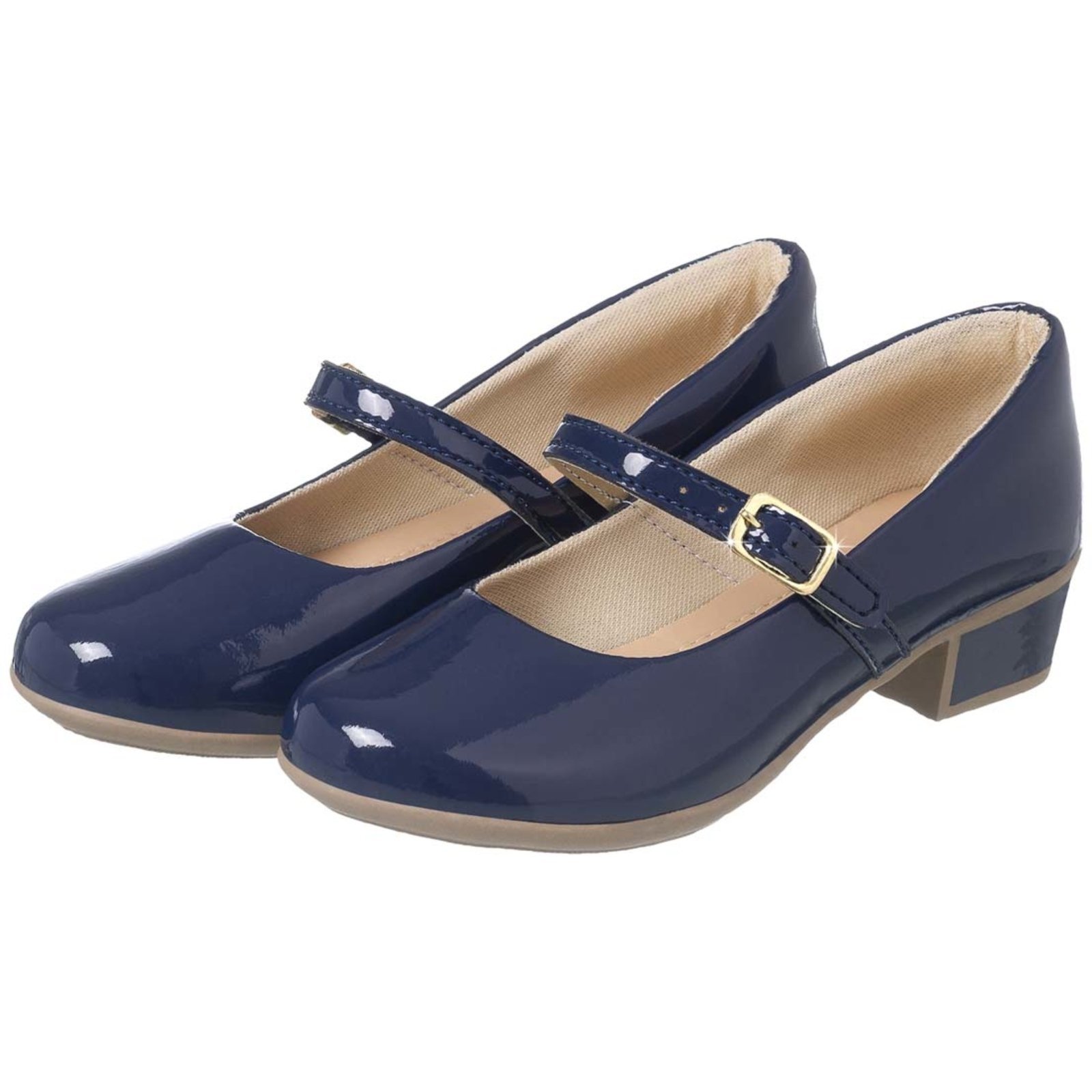 Infantil – Sapatilha Feminina Salto Azul Moda Saltinho Pepite