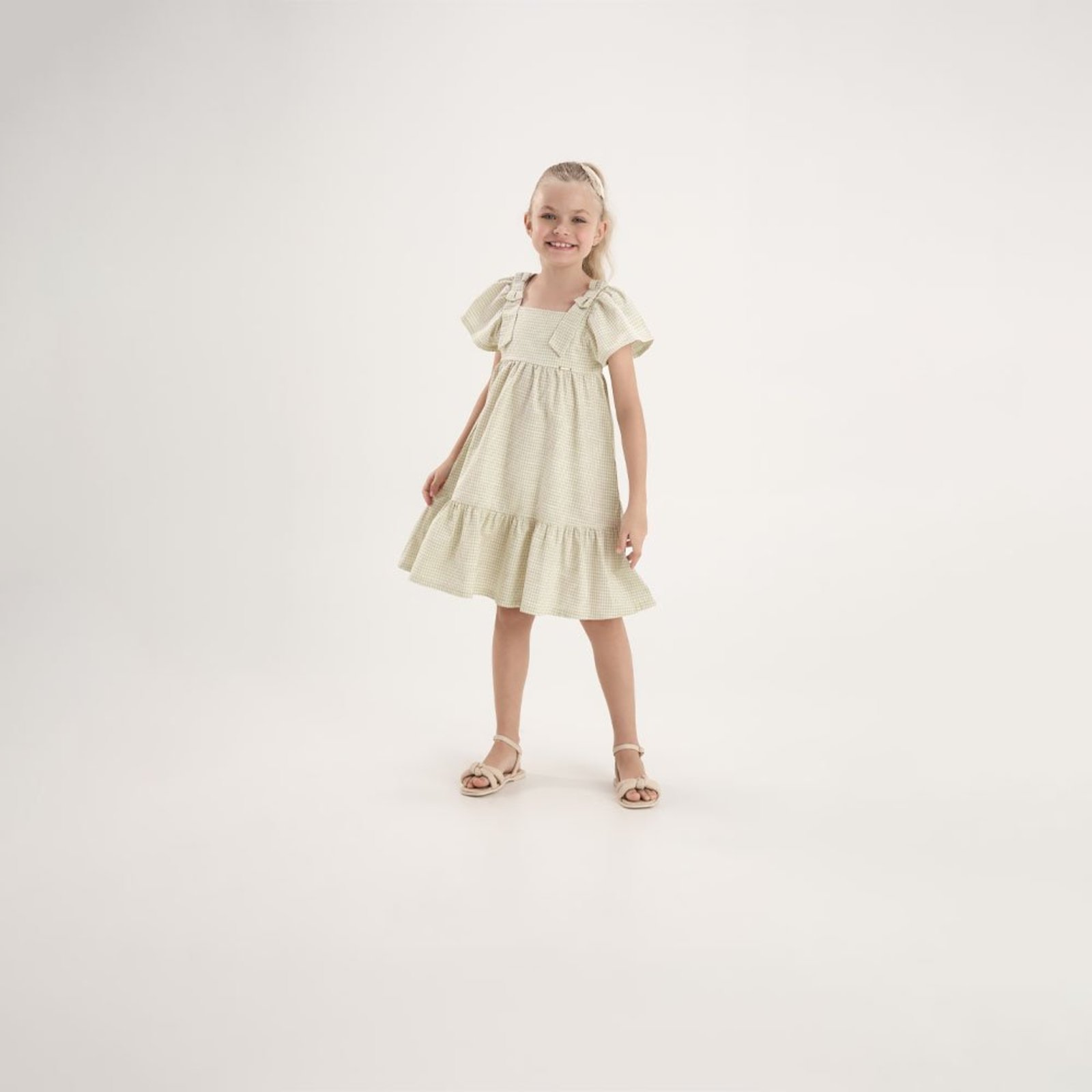 Infantil - Vestido Marrom Pulla Bulla Menina - 53816-1391