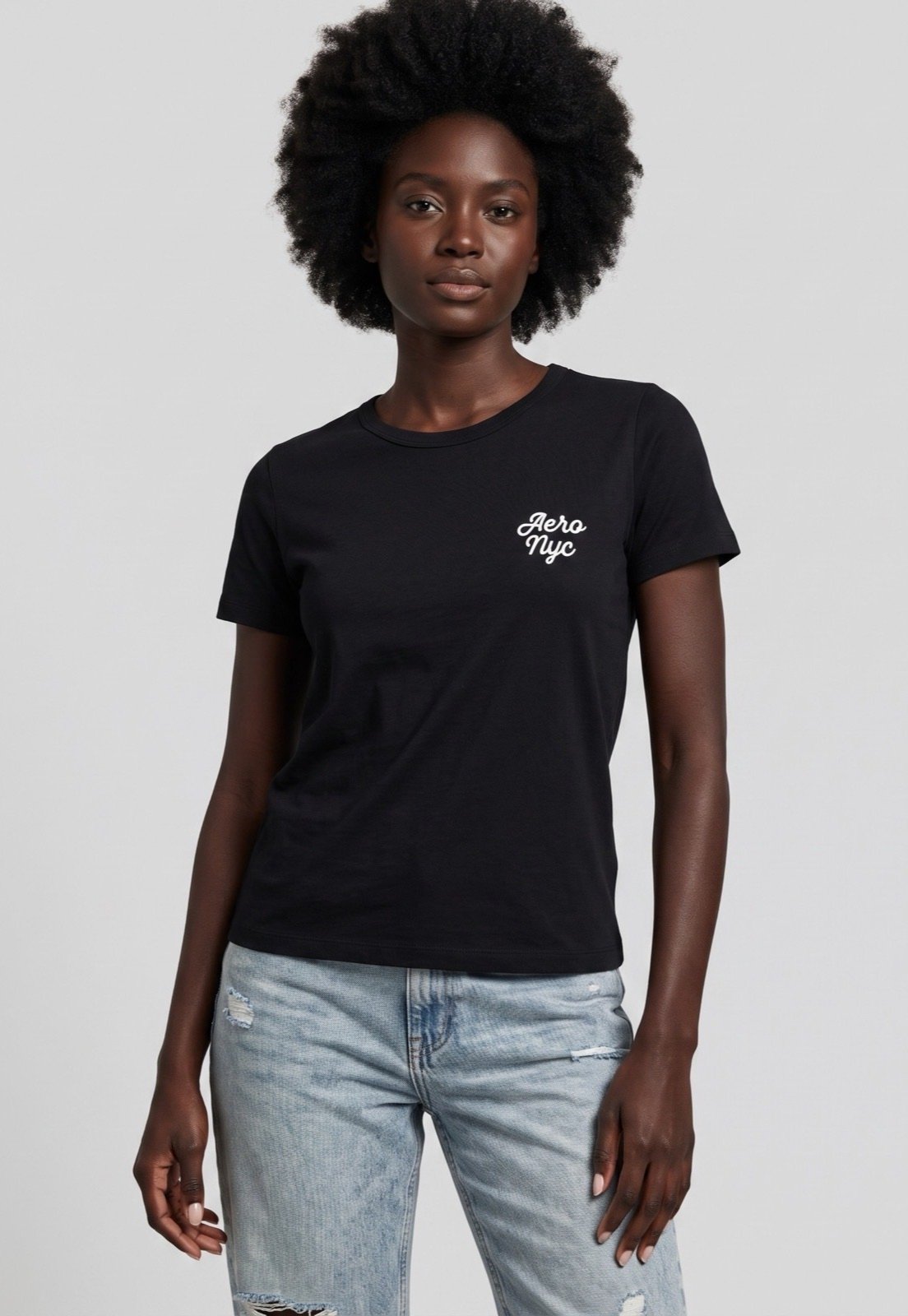 Camiseta Feminina Aeropostale Aero NYC Preta