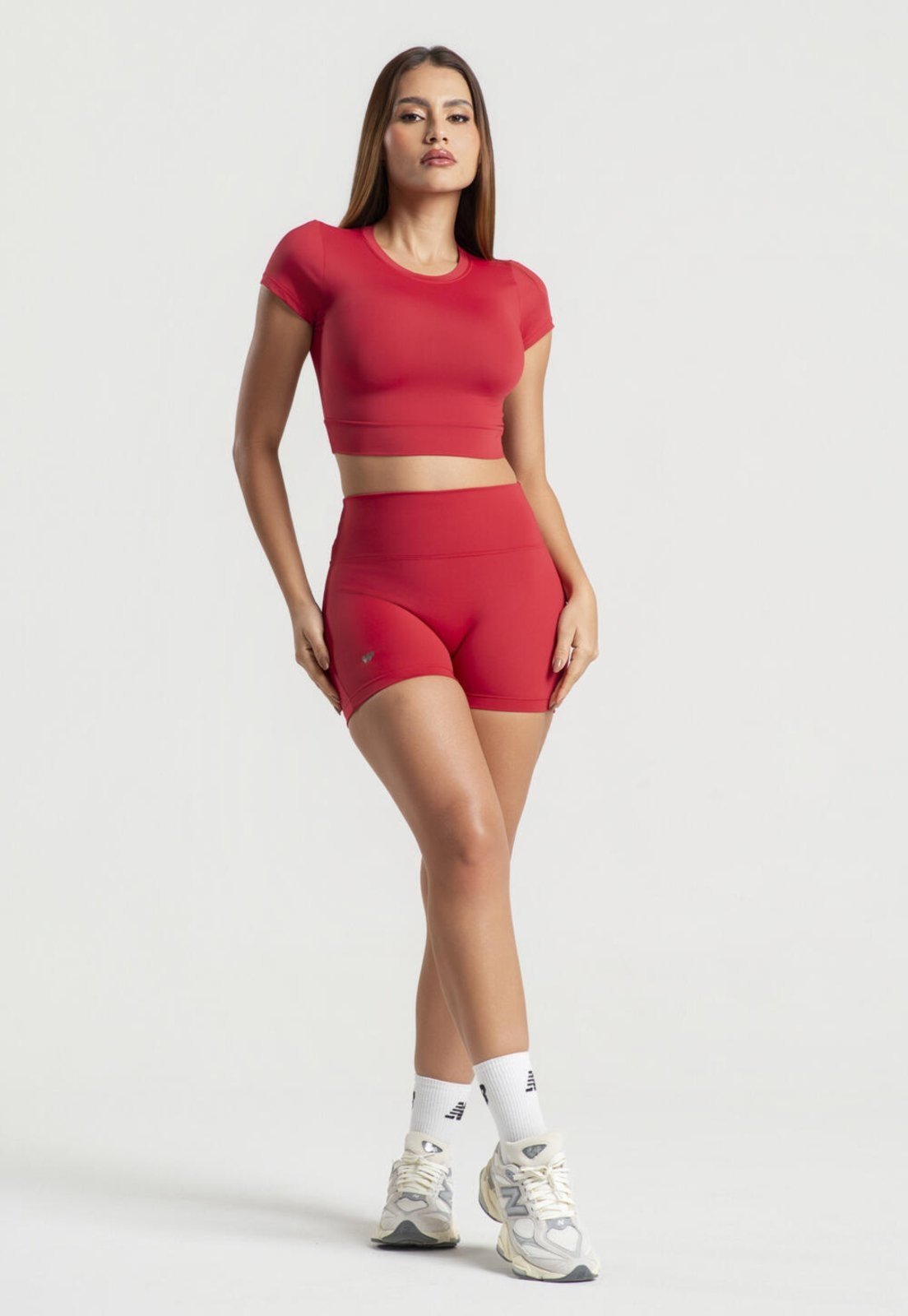 Shorts Empina Bumbum Vermelho Grená Wemood Sh004-015 Vermelho