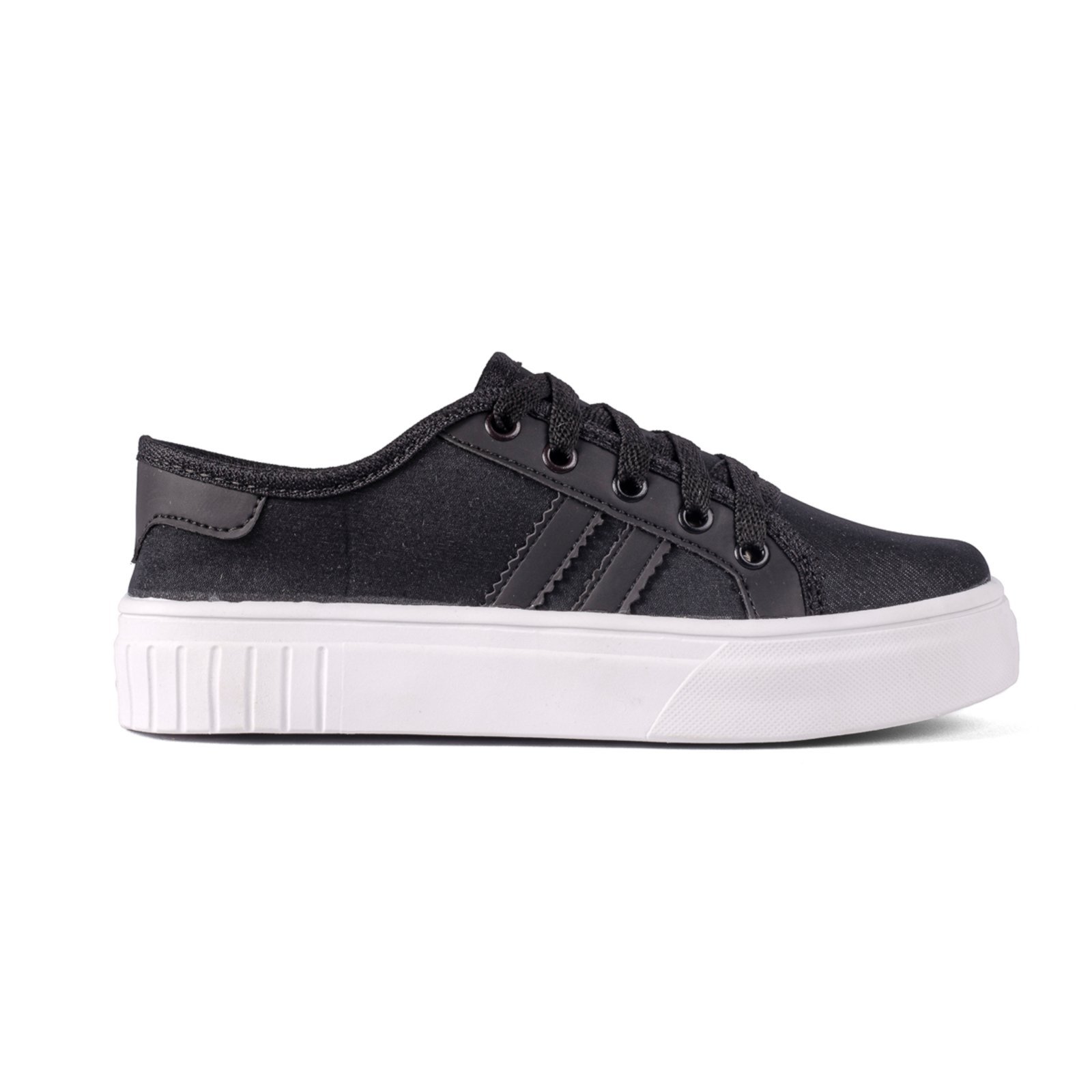 Tênis Feminino Herlim Casual Original Flatform Plataforma Sola Alta Preto