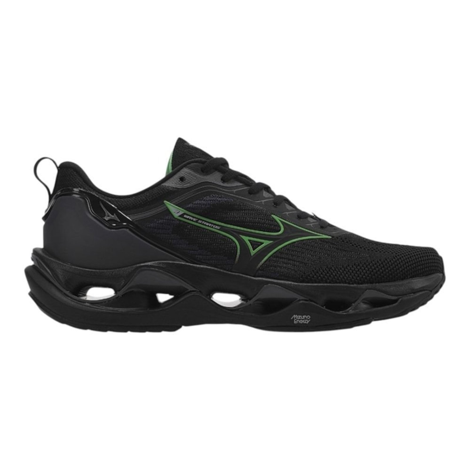 Tênis Mizuno Wave Stratos 3 Masculino - Preto - Mizuno