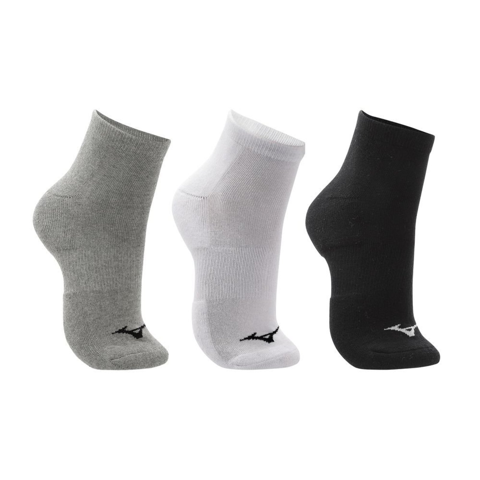 Meia Cano Curto Mizuno Prime Tam. 39-44 Pacote Com 3 Pares