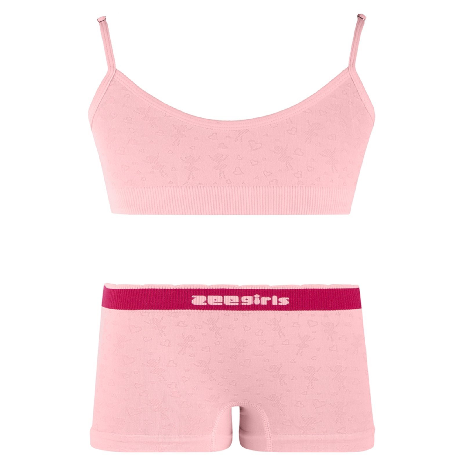 Conjunto Top e Calcinha Boxer Candypink