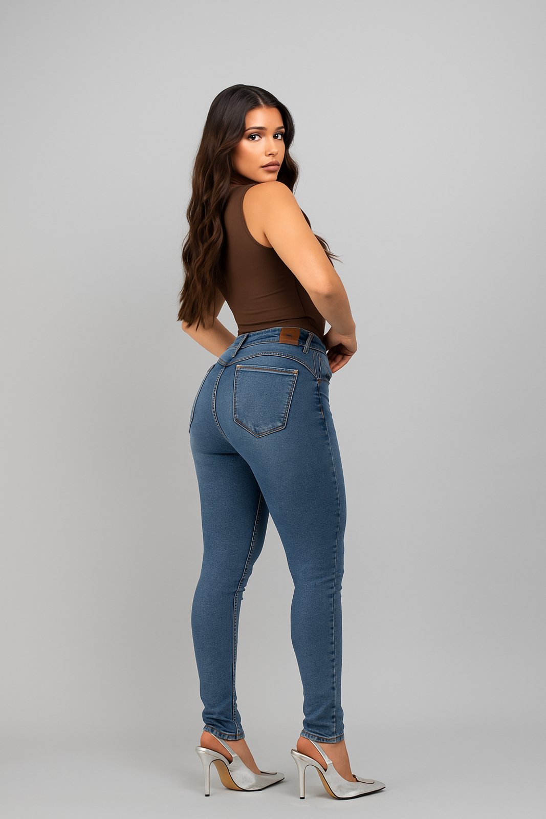 Calça Jeans Feminina D Bell Outlet Fashion Skinny Clara