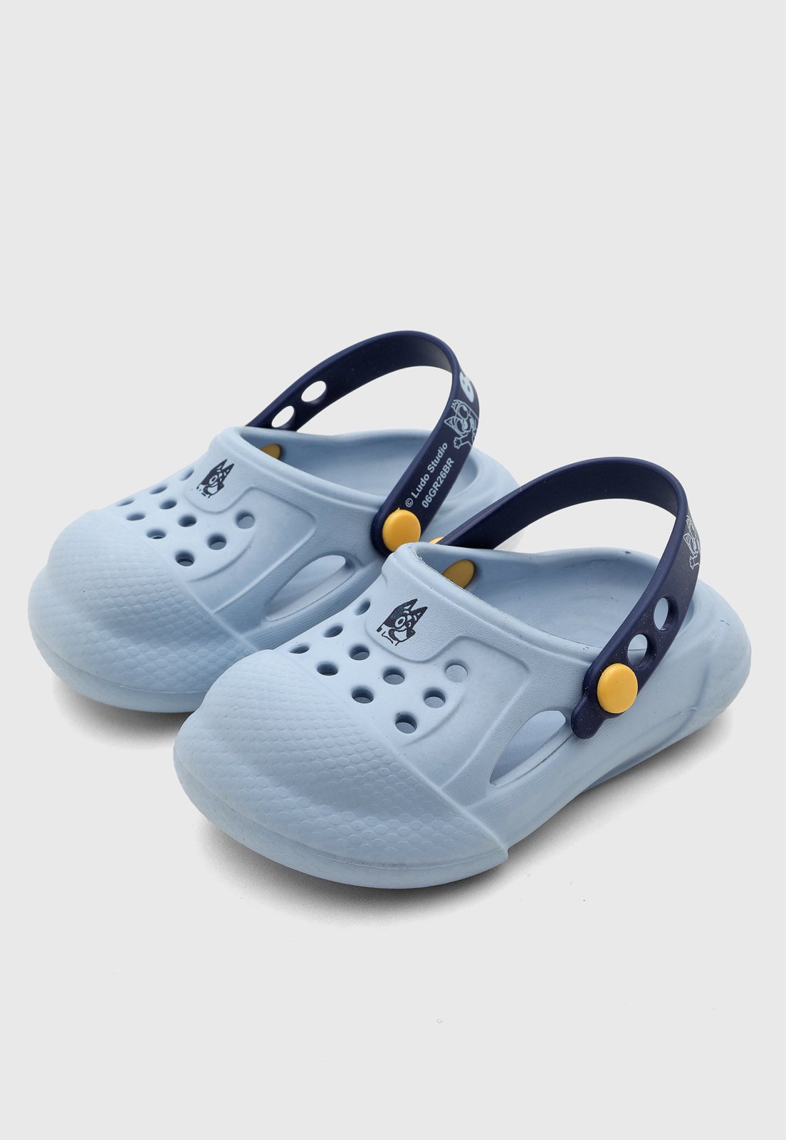 Infantil - Chinelo Grendene Clogs Azul Claro