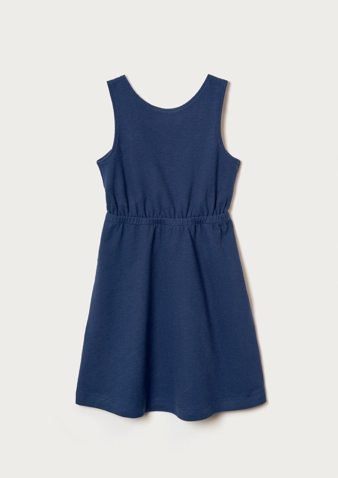 Vista 3 Infantil - Vestido Curto Texturizado Hering azul marinho