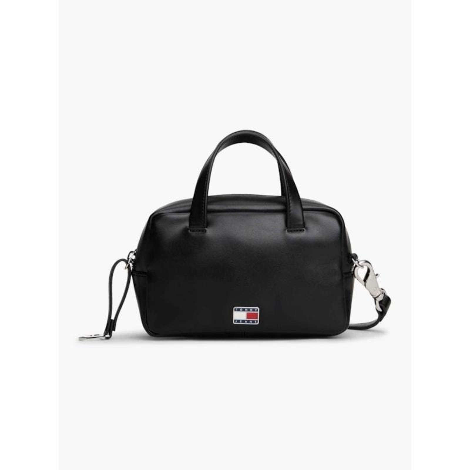 Bolsa Mini Crossover City Logo Metal Tommy Jeans Preto