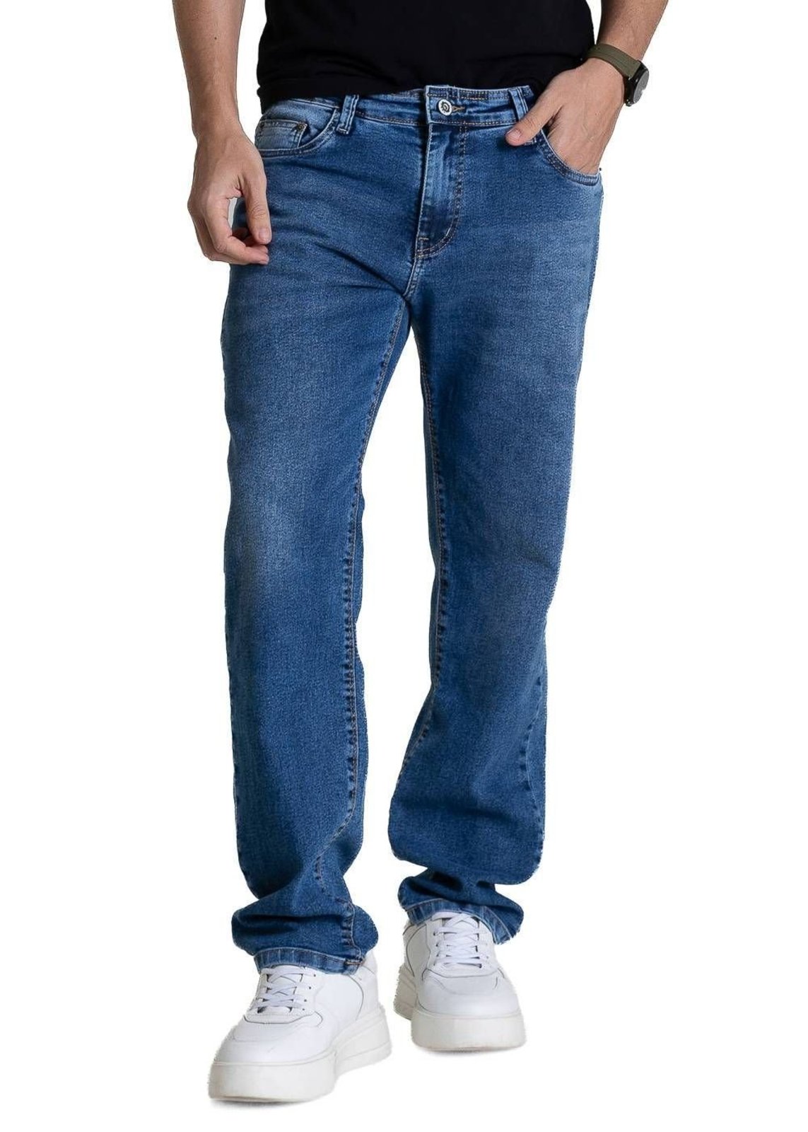 Calça Jeans Sawary Reta - 283857 - Azul - Sawary