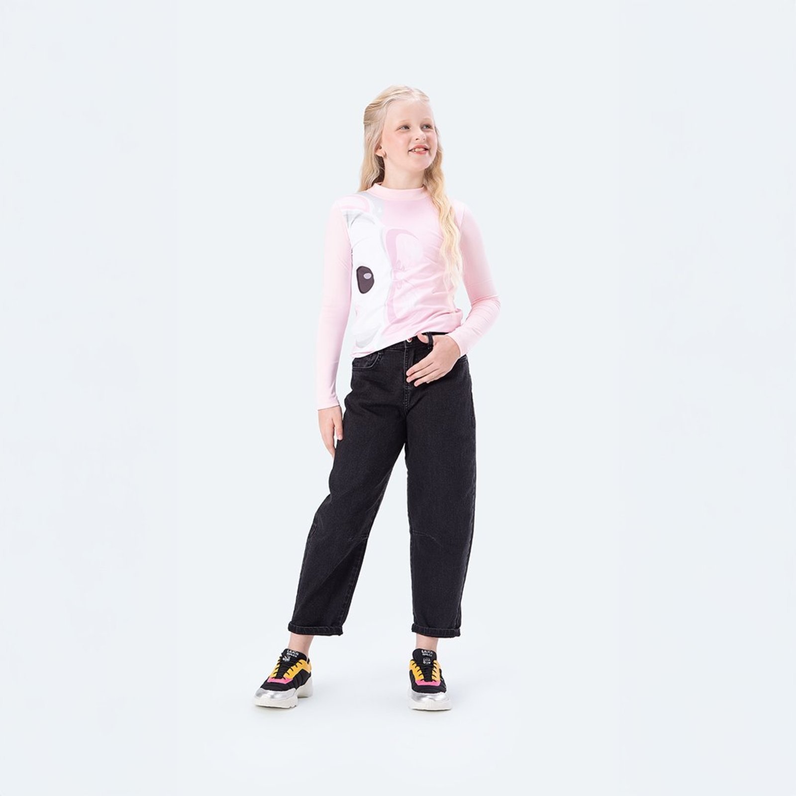 Infantil - Blusa Manga Longa Thermo Dry Estampada Menina Lilica Ripilica