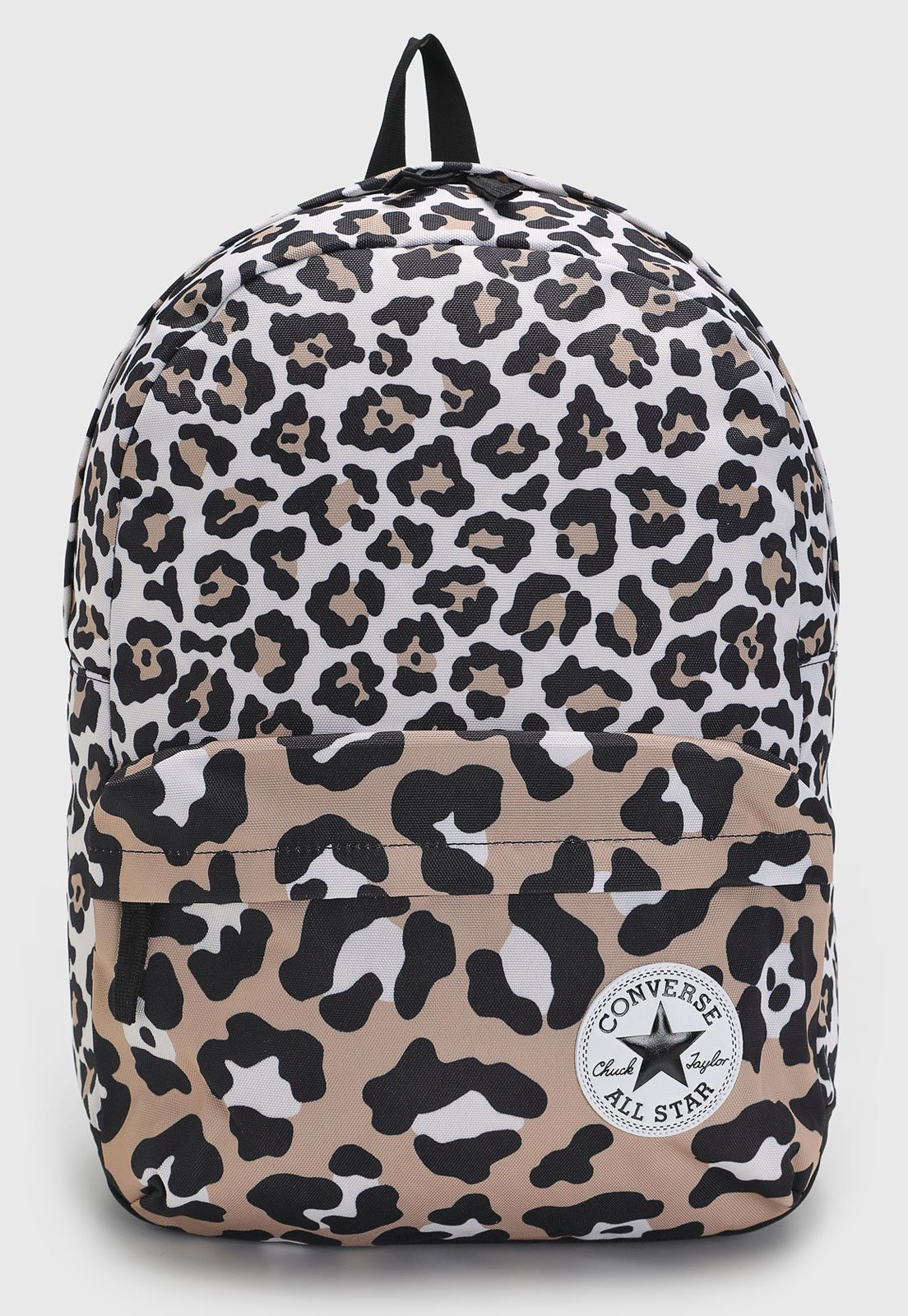 Mochila Unissex Converse Speed 3 Leopard Remix B Animal Print Marrom