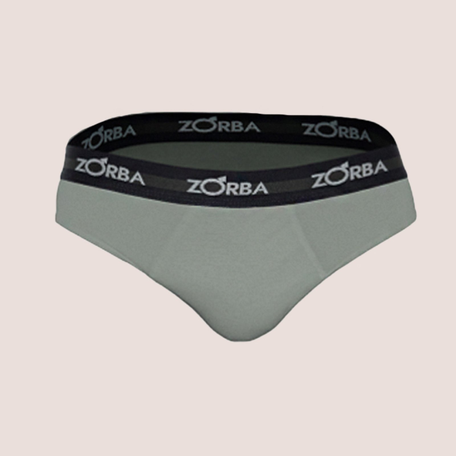 Cueca Slip Zorba Max 100% Algodão Qualidade Conforto Grafite