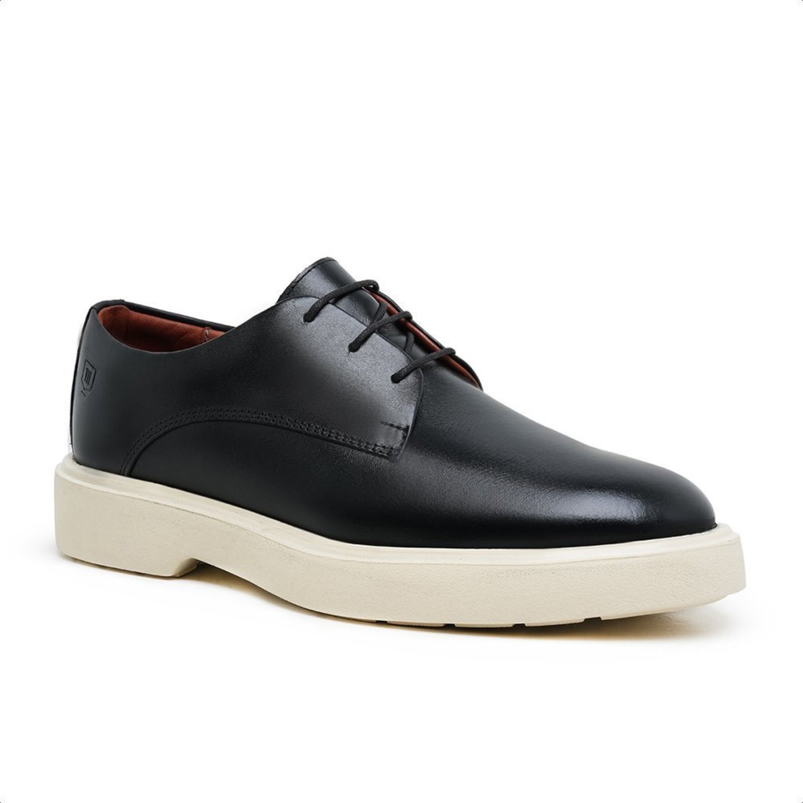 Sapato Casual Masculino Malbork Preto Derby Confortável 026002P
