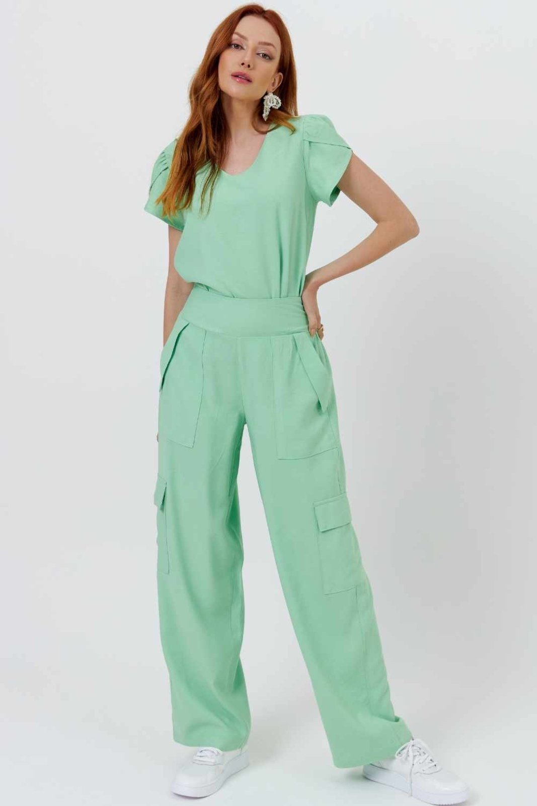 Calça Vanibele Cargo Verde