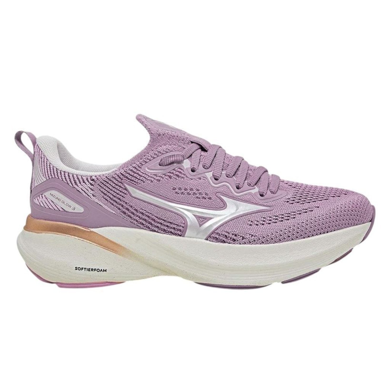 Vista 2 Tênis Mizuno Glow 3 Feminino laranja Mizuno laranja