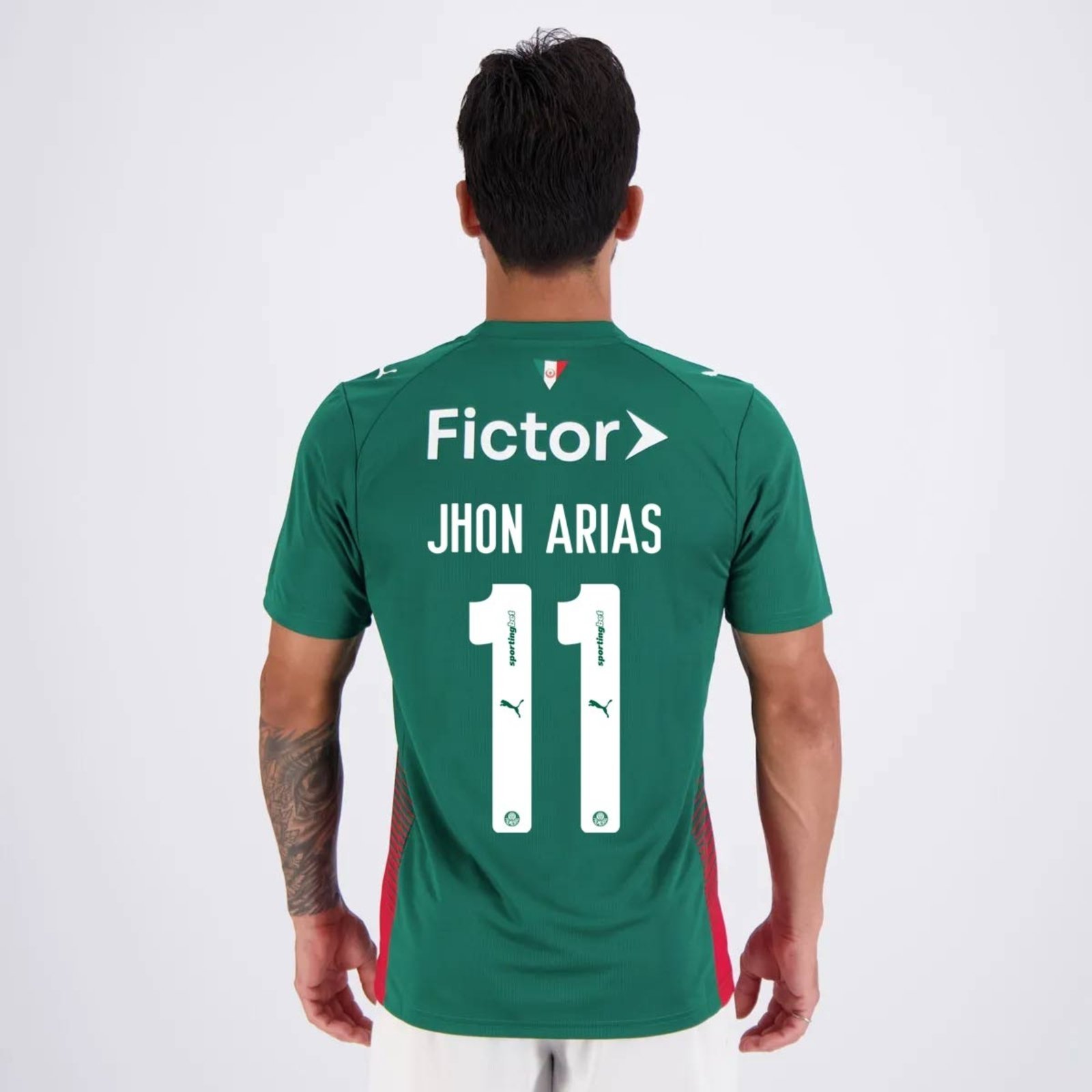 Camisa Puma Palmeiras I 2026 11 Jhon Arias