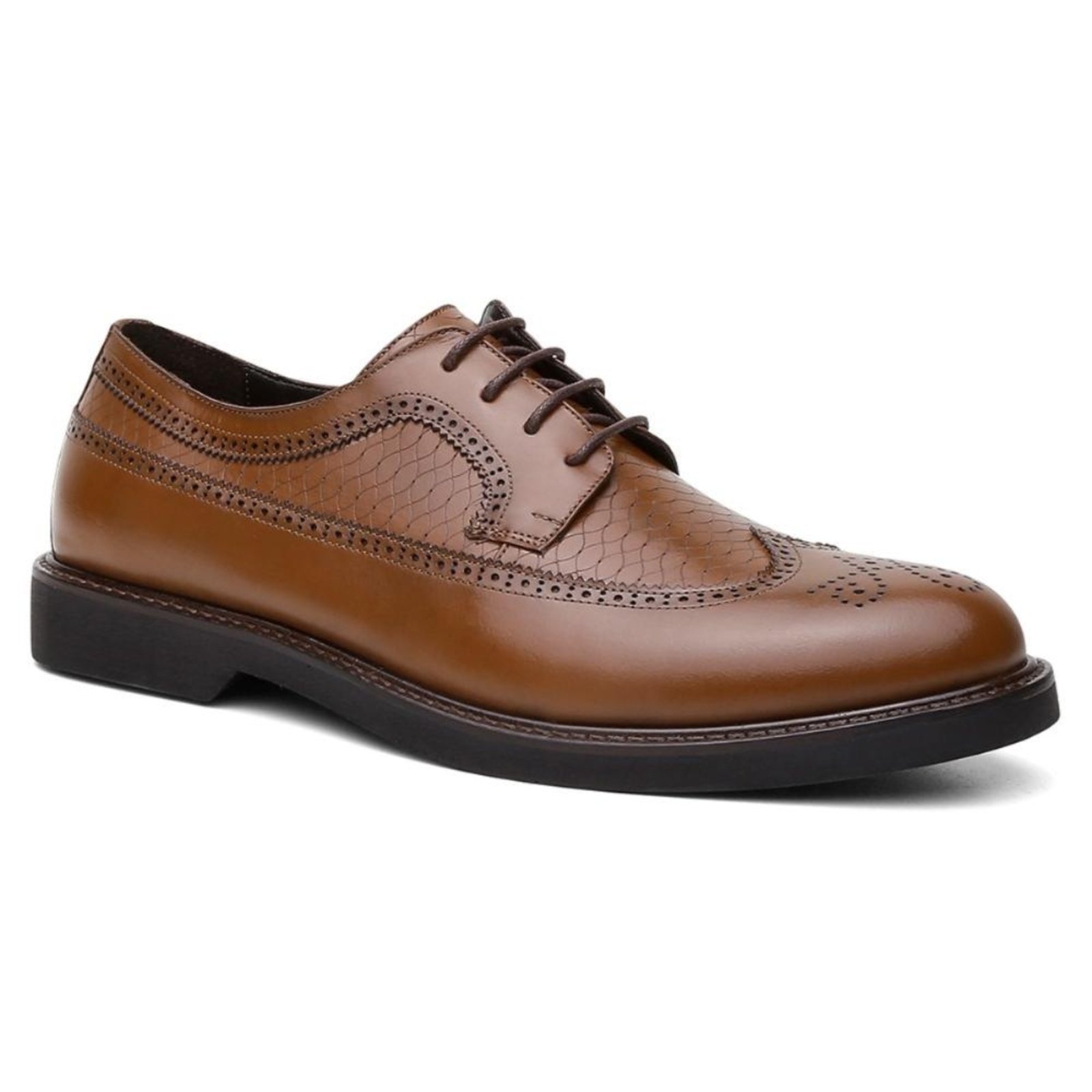 Sapato Social Masculino Derby Brogue Inglaterra Couro Café 37 Marrom