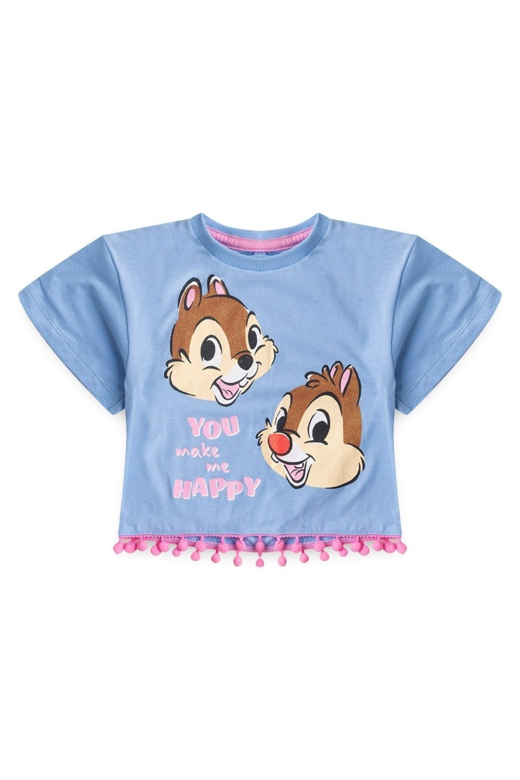 Infantil – Blusa Disney Box Feminino Tico e Teco Azul