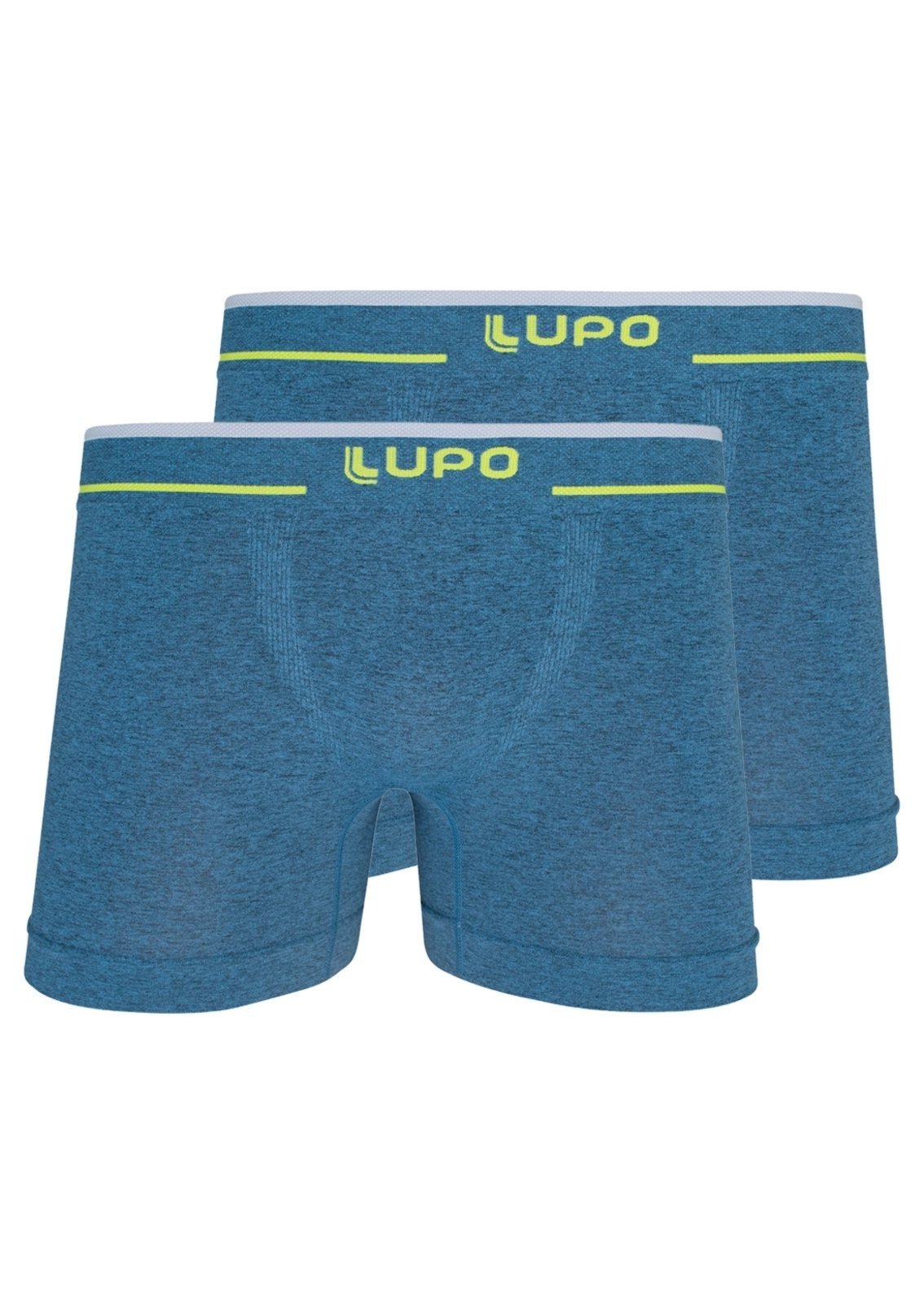 Kit com 2 Cuecas Boxer Lupo 733-004 GG Azul