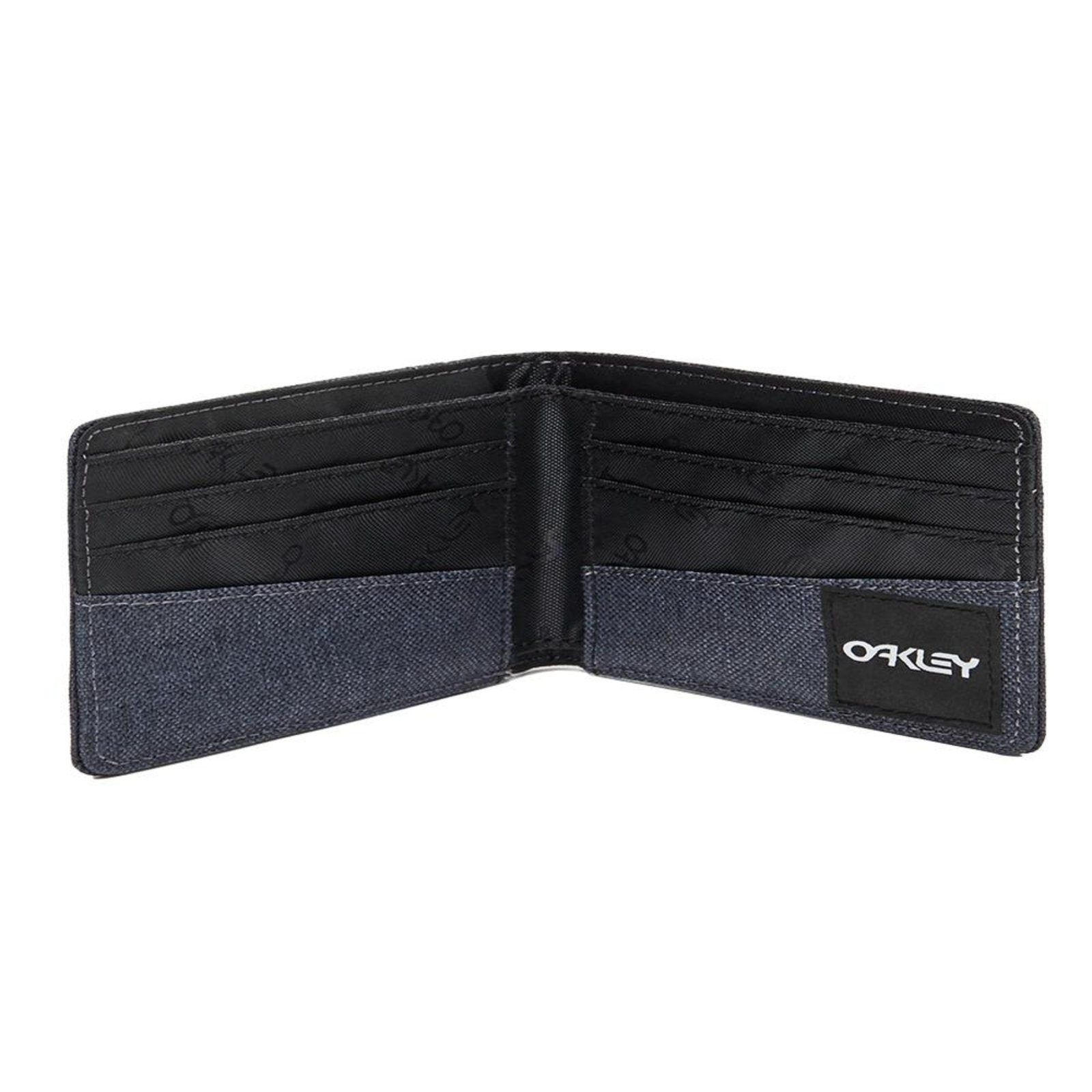 Vista 3 Carteira Oakley B1B Bifold Wallet Blackout Hthr azul marinho Oakley azul marinho