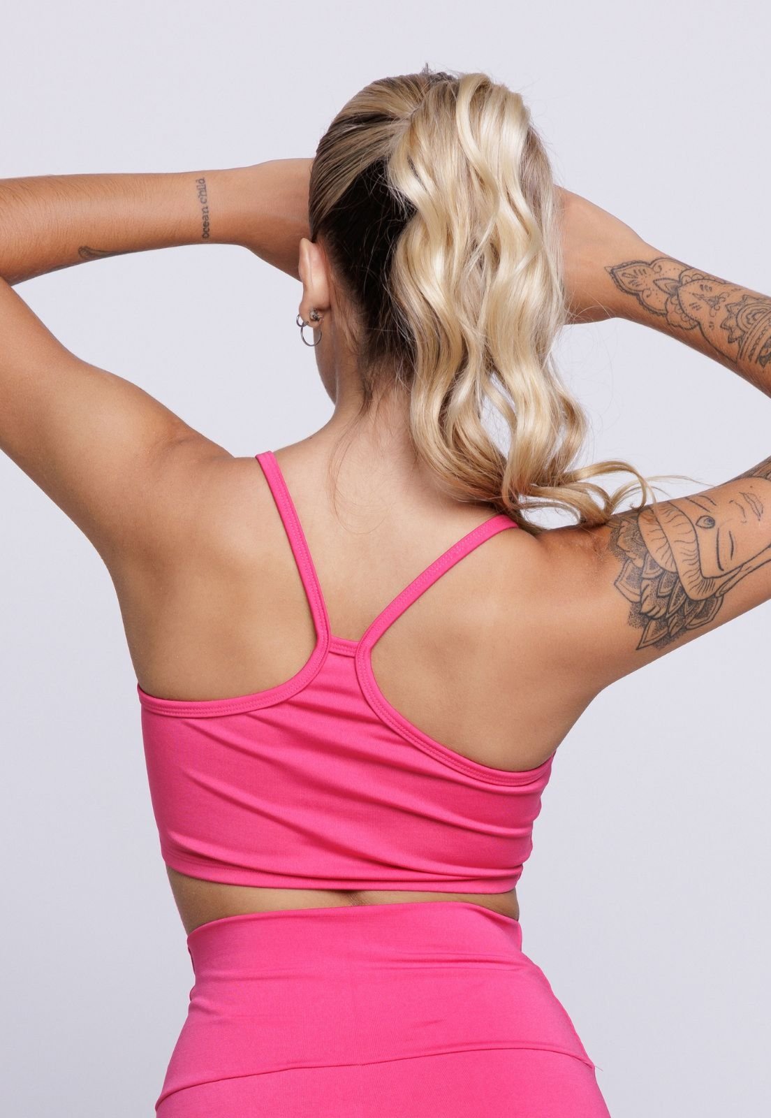 Vista 3 Top Fitness Nadador Feminino Alça Fina Academia SERRA E MAR MODAS preto SERRA E MAR MODAS preto
