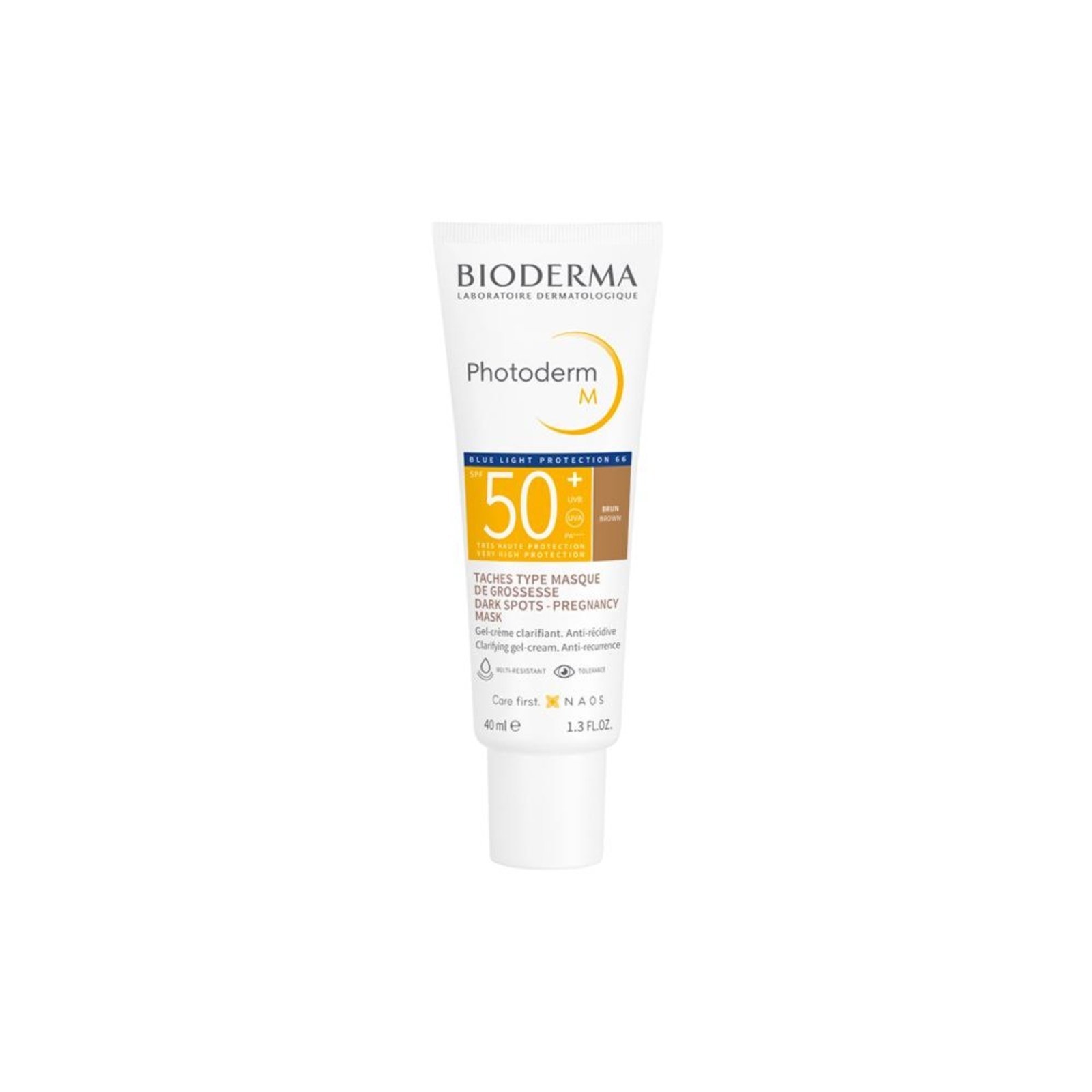 Vista 2 Bioderma Photoderm M Brun Protetor Solar Facial Matte FPS50+ 40ml incolor brun BIODERMA incolor brun