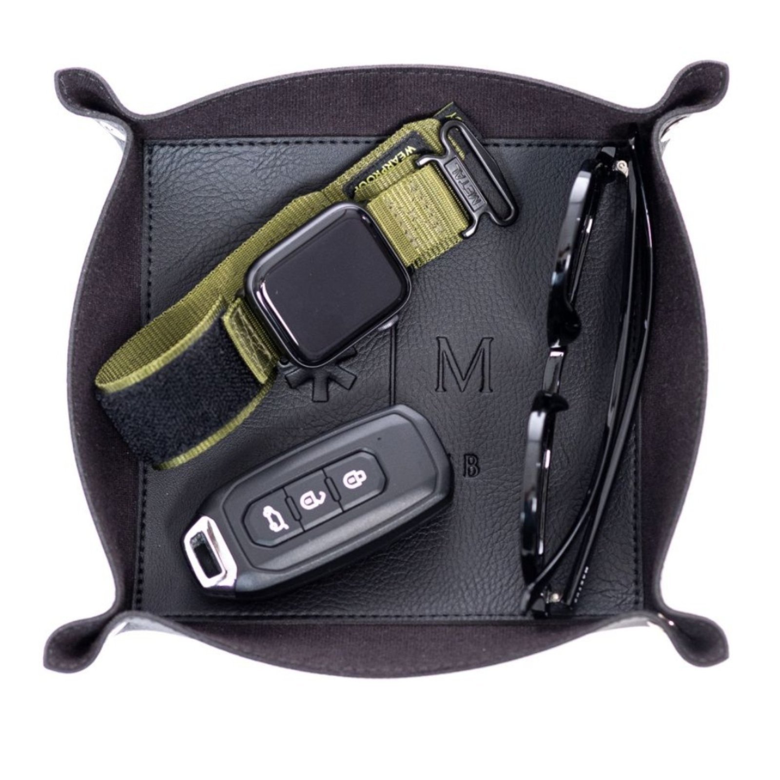 Vista 3 Organizador Aparador De Mesa Maktub Porta Treco Chave Oculos Cor MAKTUB STYLE preto MAKTUB STYLE preto