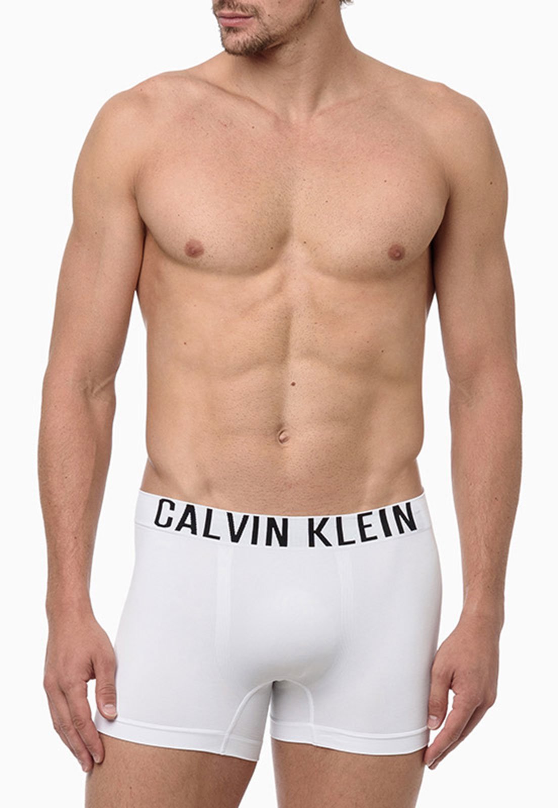 Cueca Calvin Klein Underwear Boxer Trunk Intense Power Seamless DEL00 Branca