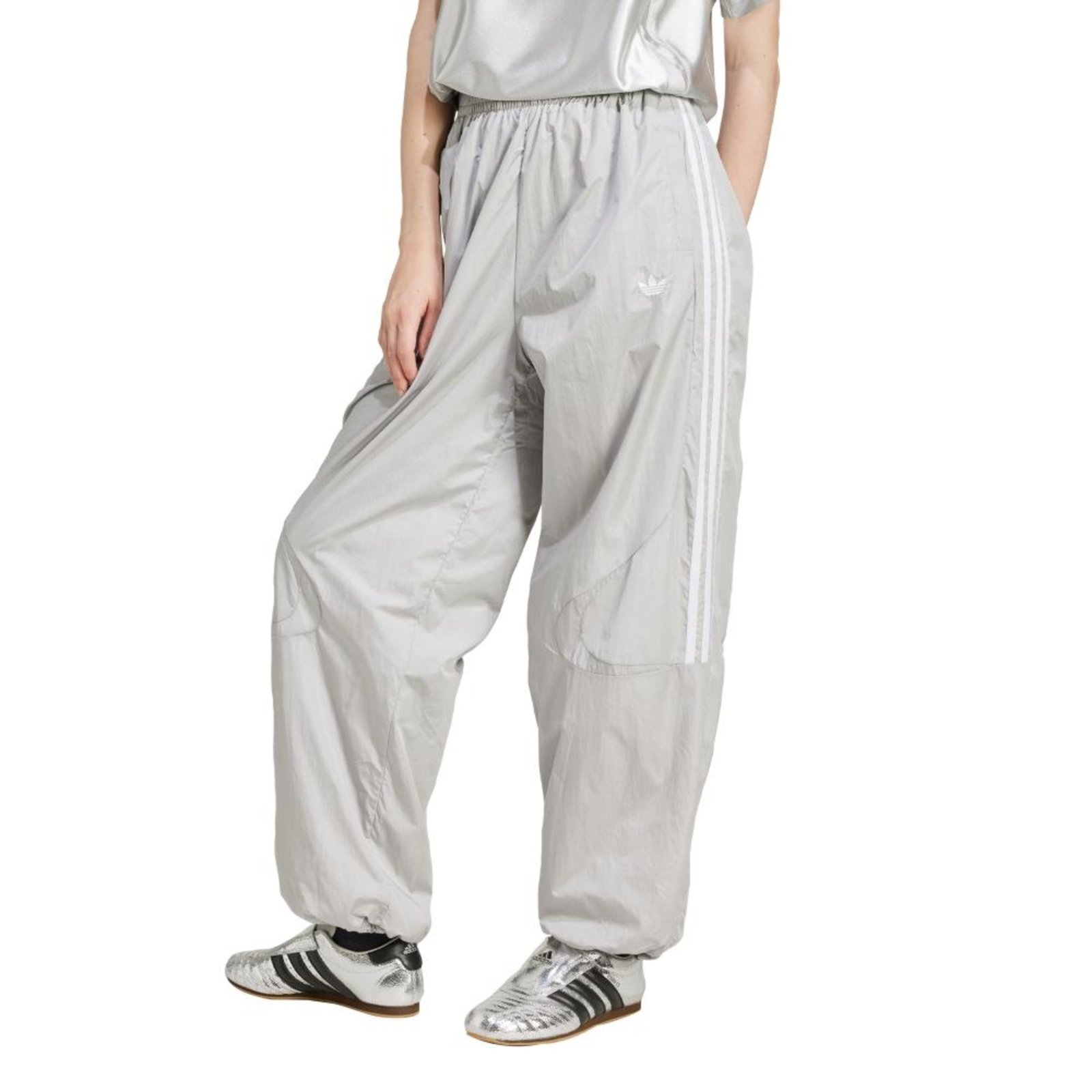 Calça Adicolor Teamgeist Oversized adidas Originals Cinza