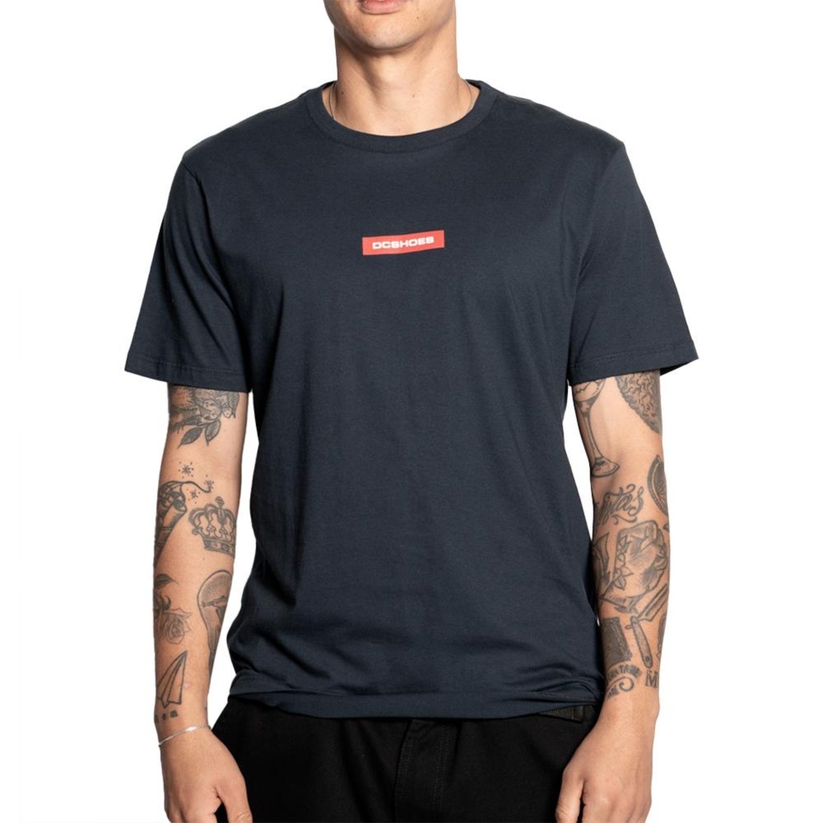 Camiseta DC Shoes Tape DCShoe SM25 Masculina Marinho