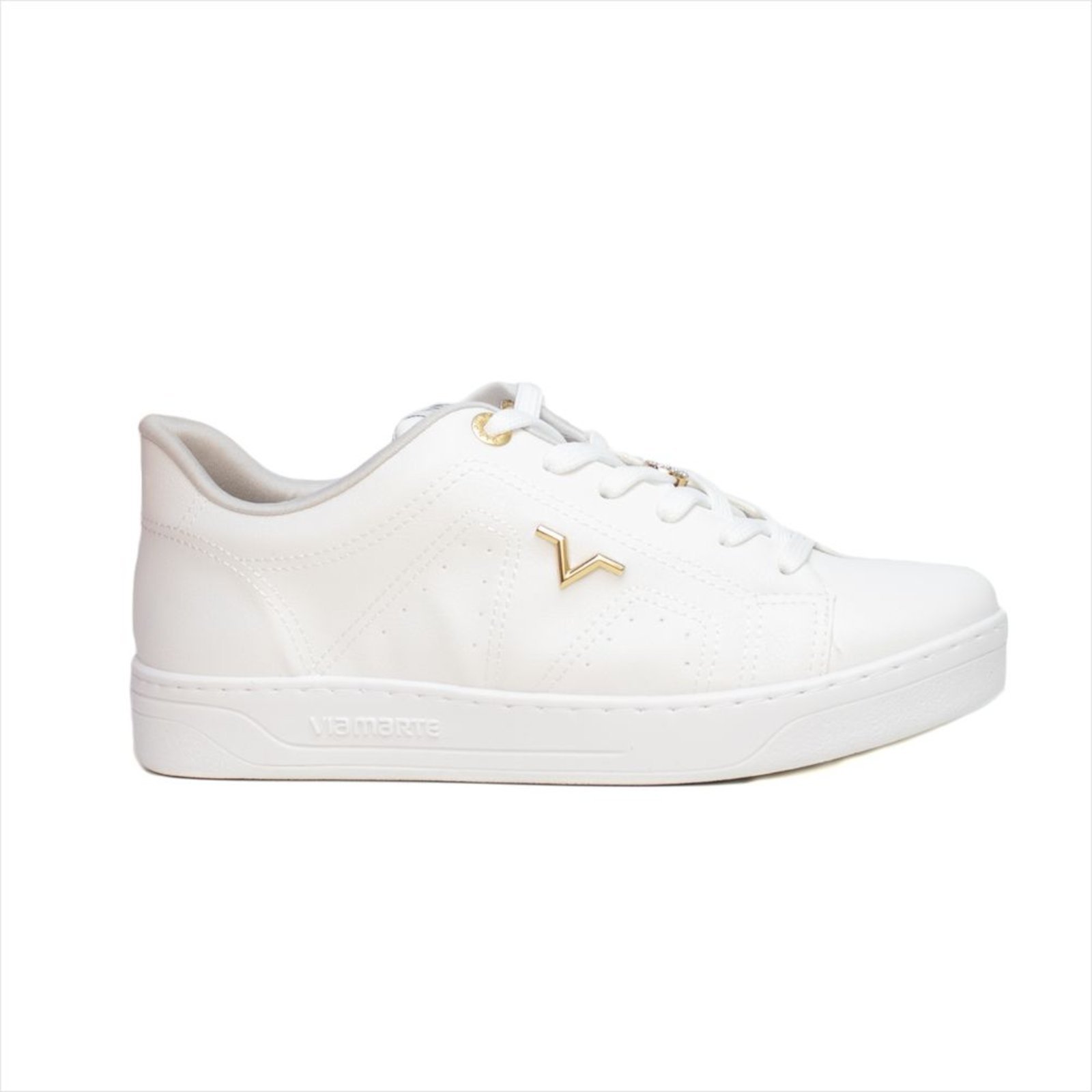 Tênis Via Marte Feminino Casual Branco – Estilo e Conforto – Branco
