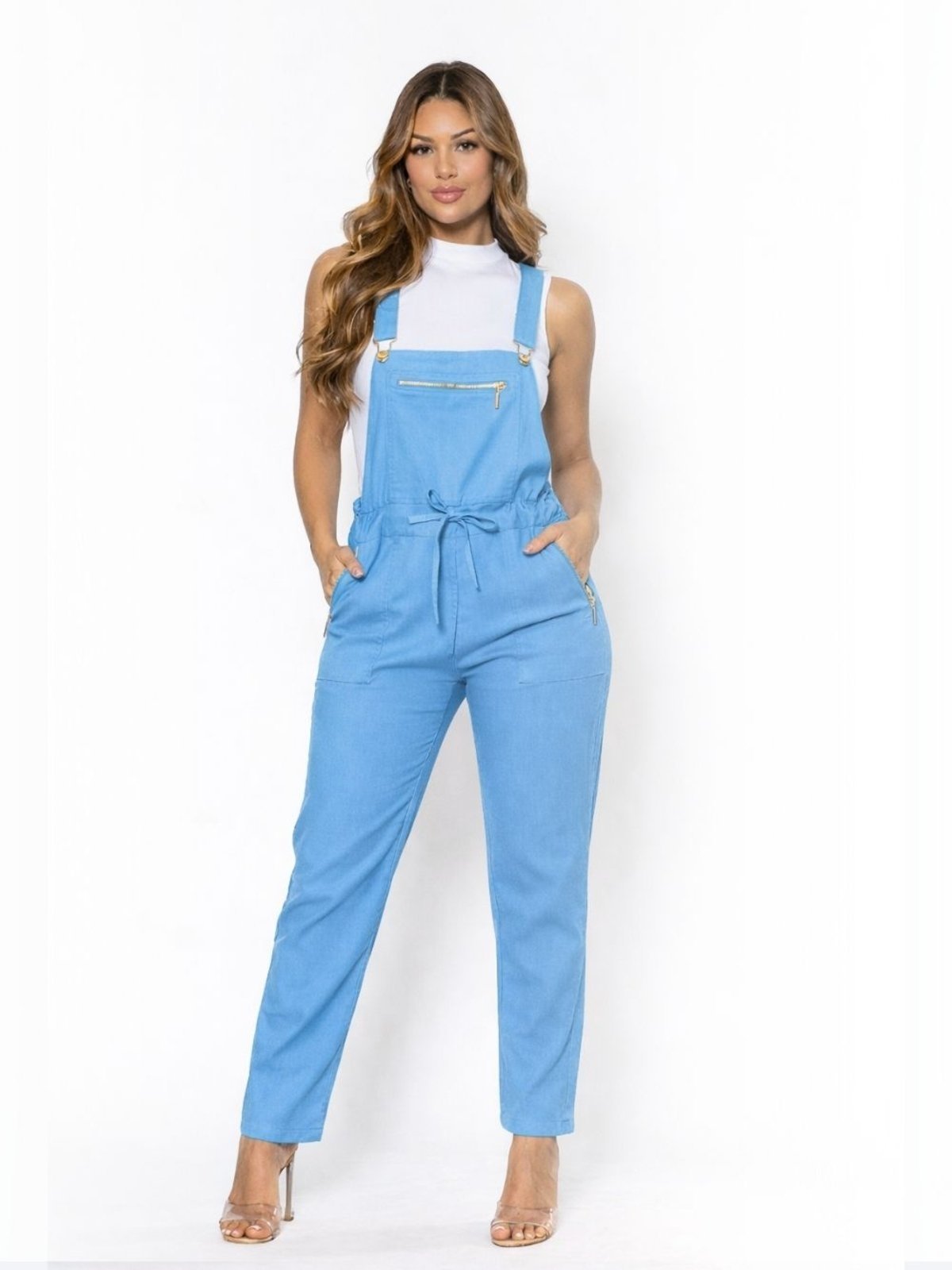 Jardineira Feminina Longa Casual Crocker - 48933