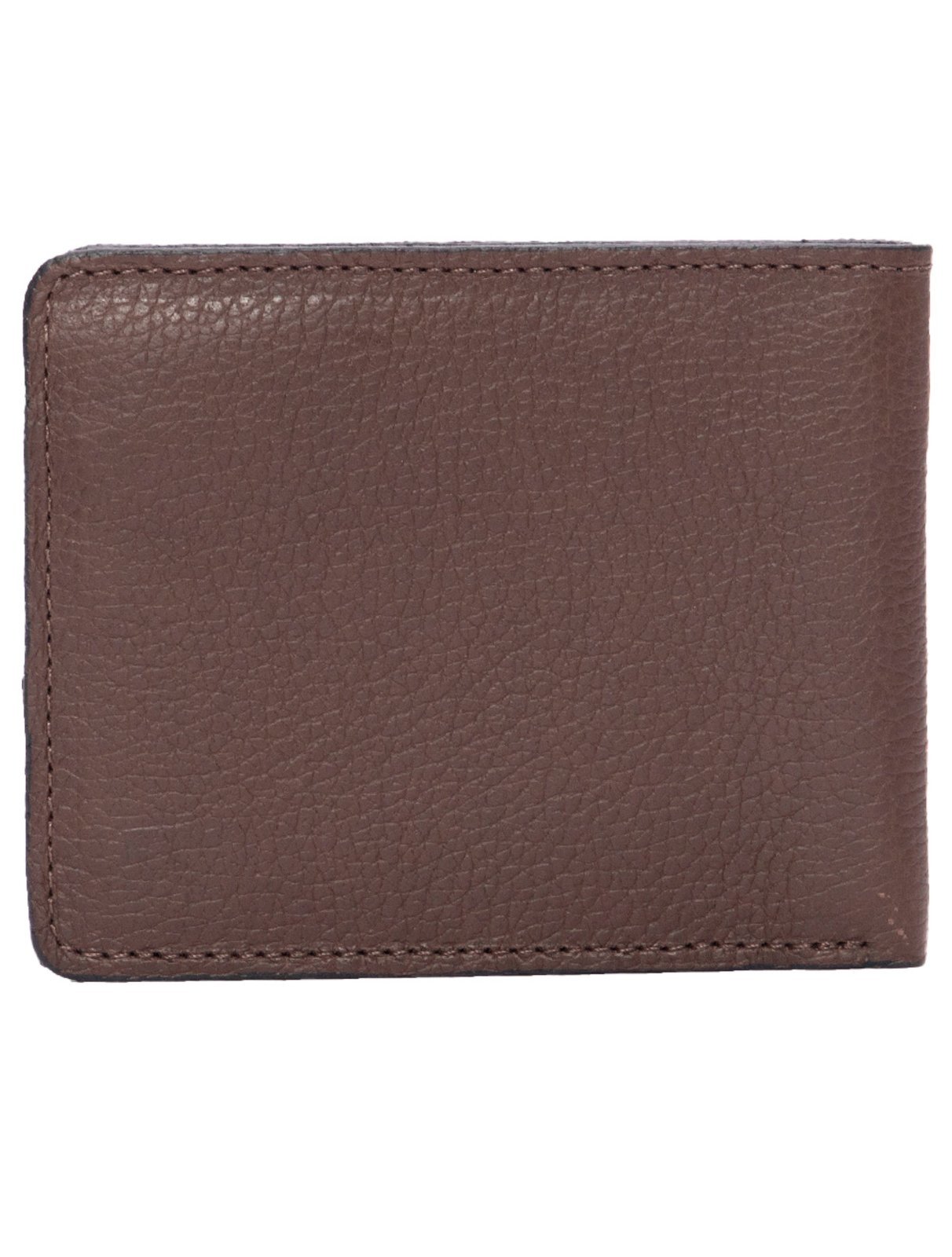 Vista 3 Carteira Calvin Klein Masculina Vertical Logo Relief Café marrom Calvin Klein marrom