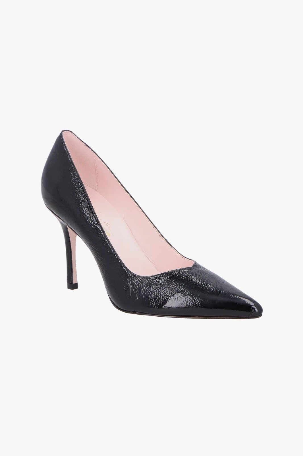 Scarpin Luiza Barcelos De Salto Fino Em Verniz Preto