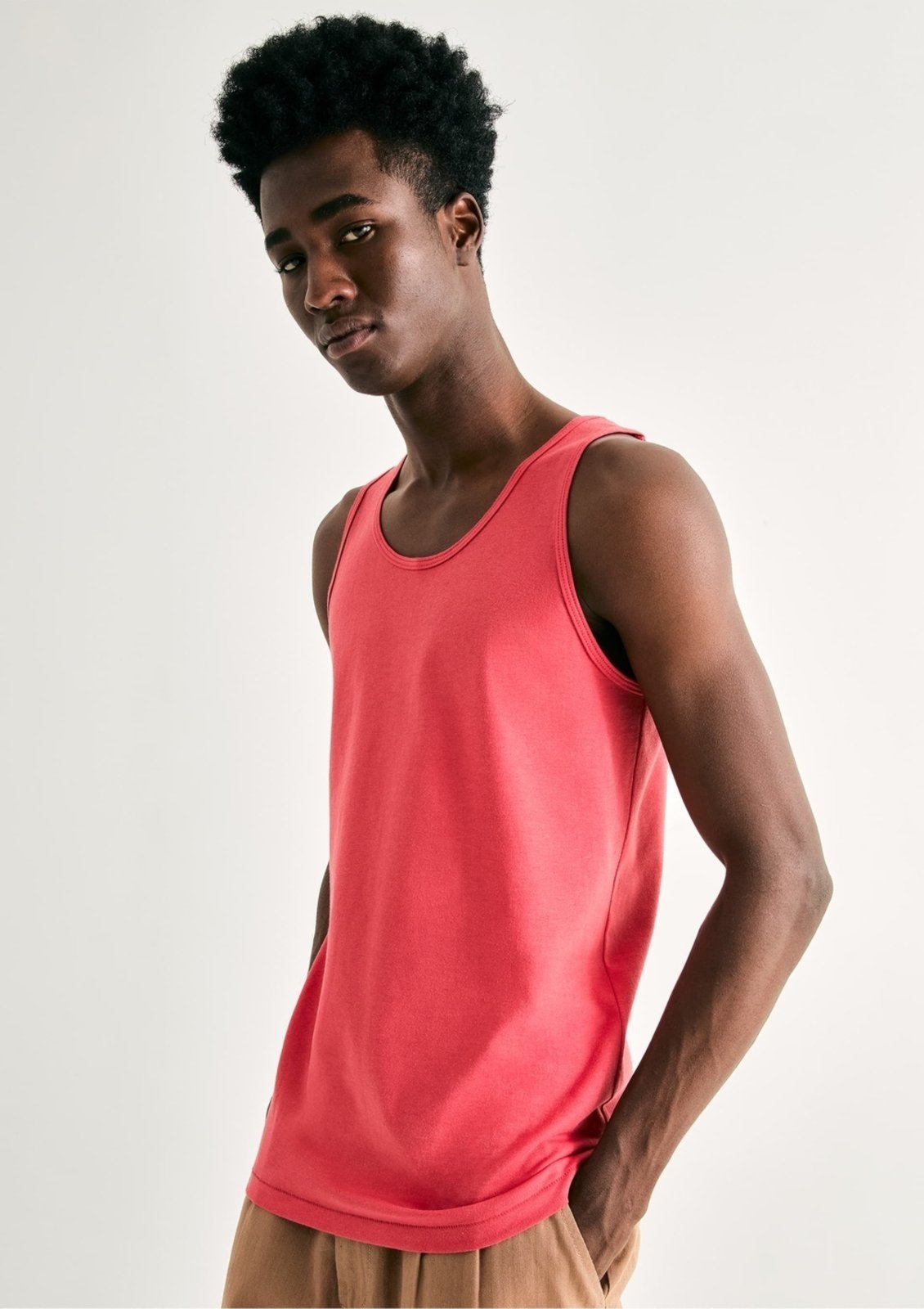 Vista 2 Regata Básica Masculina Slim Hering verde/verde militar Hering verde/verde militar