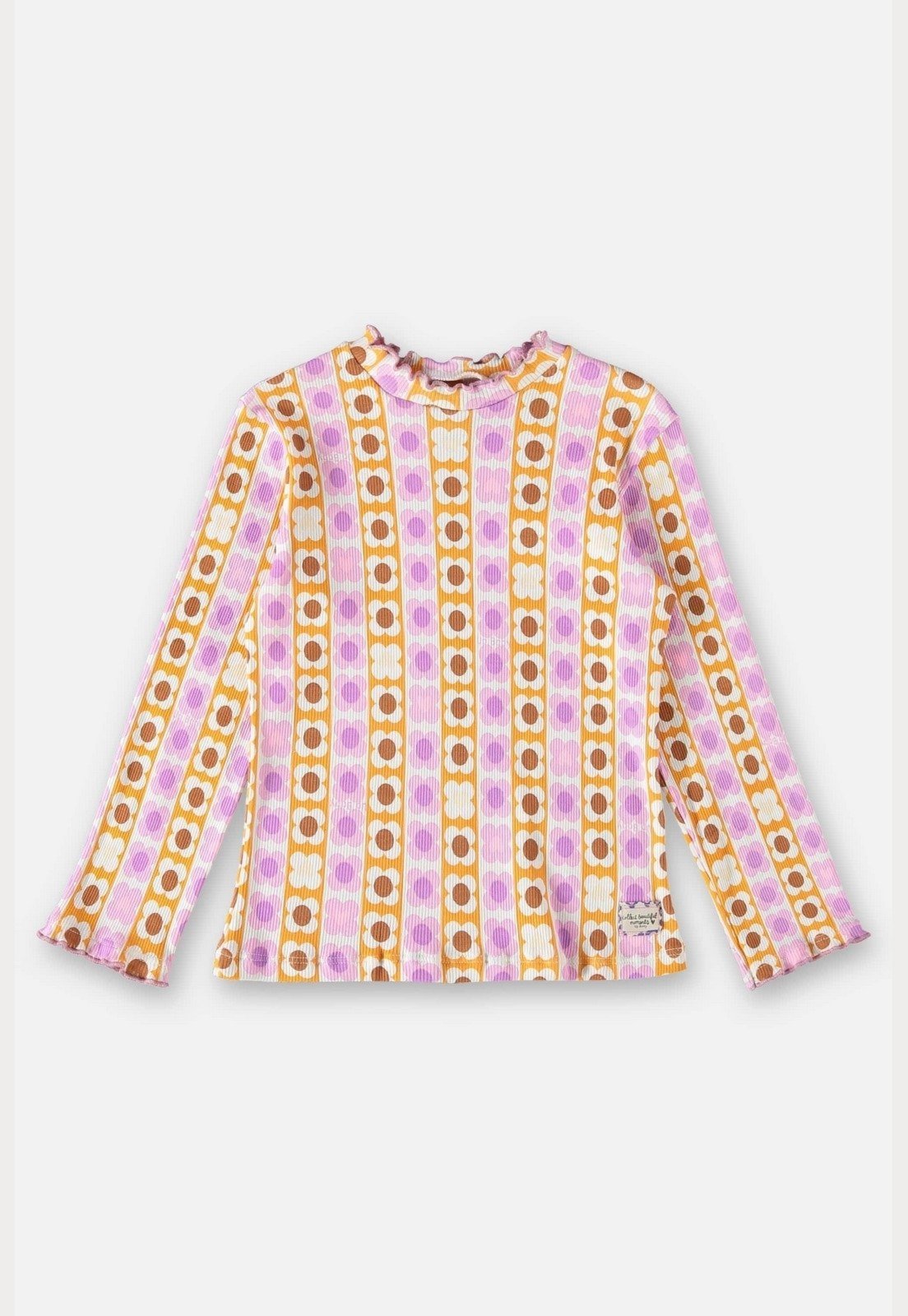 Infantil - Blusa em Ribaninha Estampada Menina Up Baby Rosa